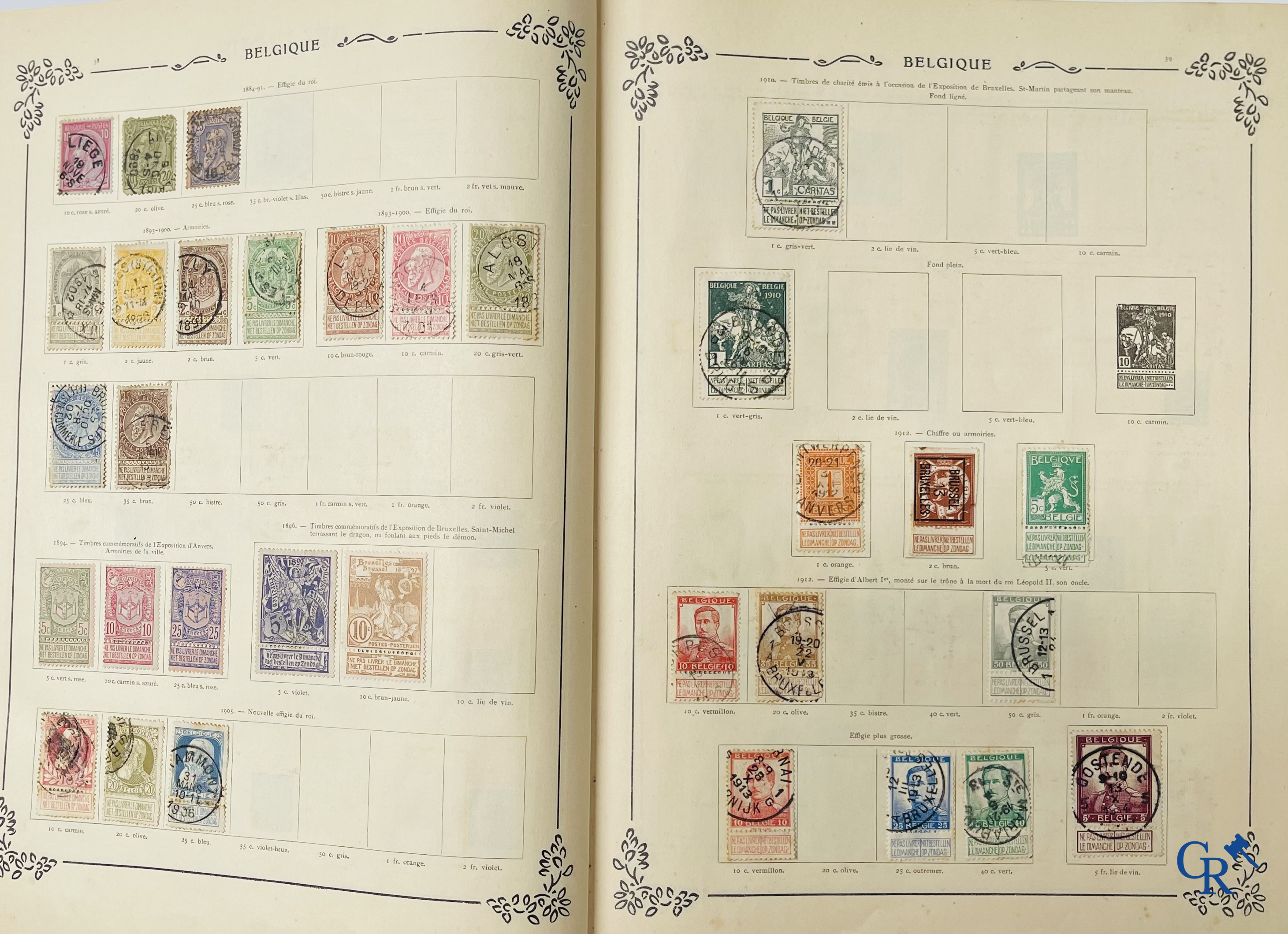 Filatelie. Yvert & Tellier. Album Historique & Géographique de Timbres-Poste des cinq Parties du Monde. 9ème Edition.