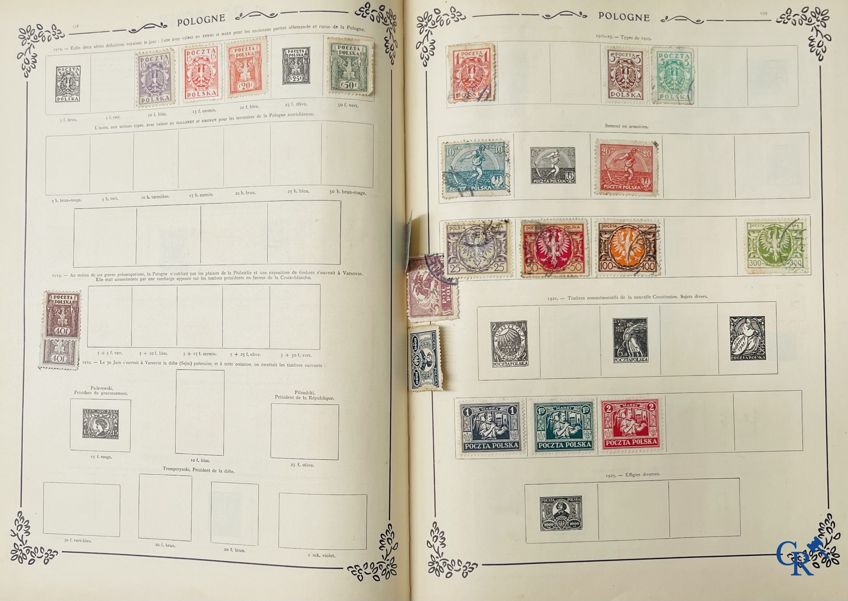 Filatelie. Yvert & Tellier. Album Historique & Géographique de Timbres-Poste des cinq Parties du Monde. 9ème Edition.