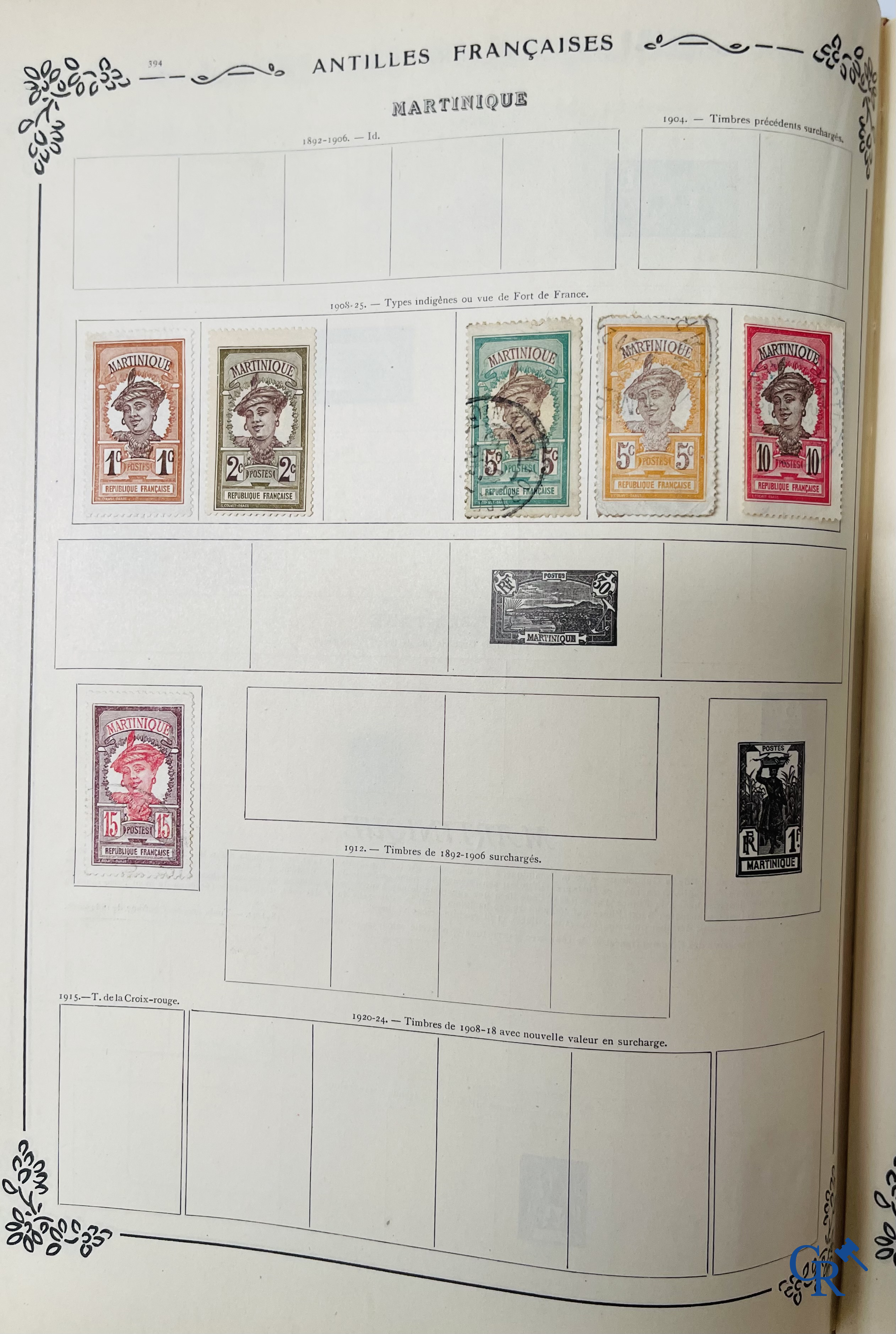 Filatelie. Yvert & Tellier. Album Historique & Géographique de Timbres-Poste des cinq Parties du Monde. 9ème Edition.