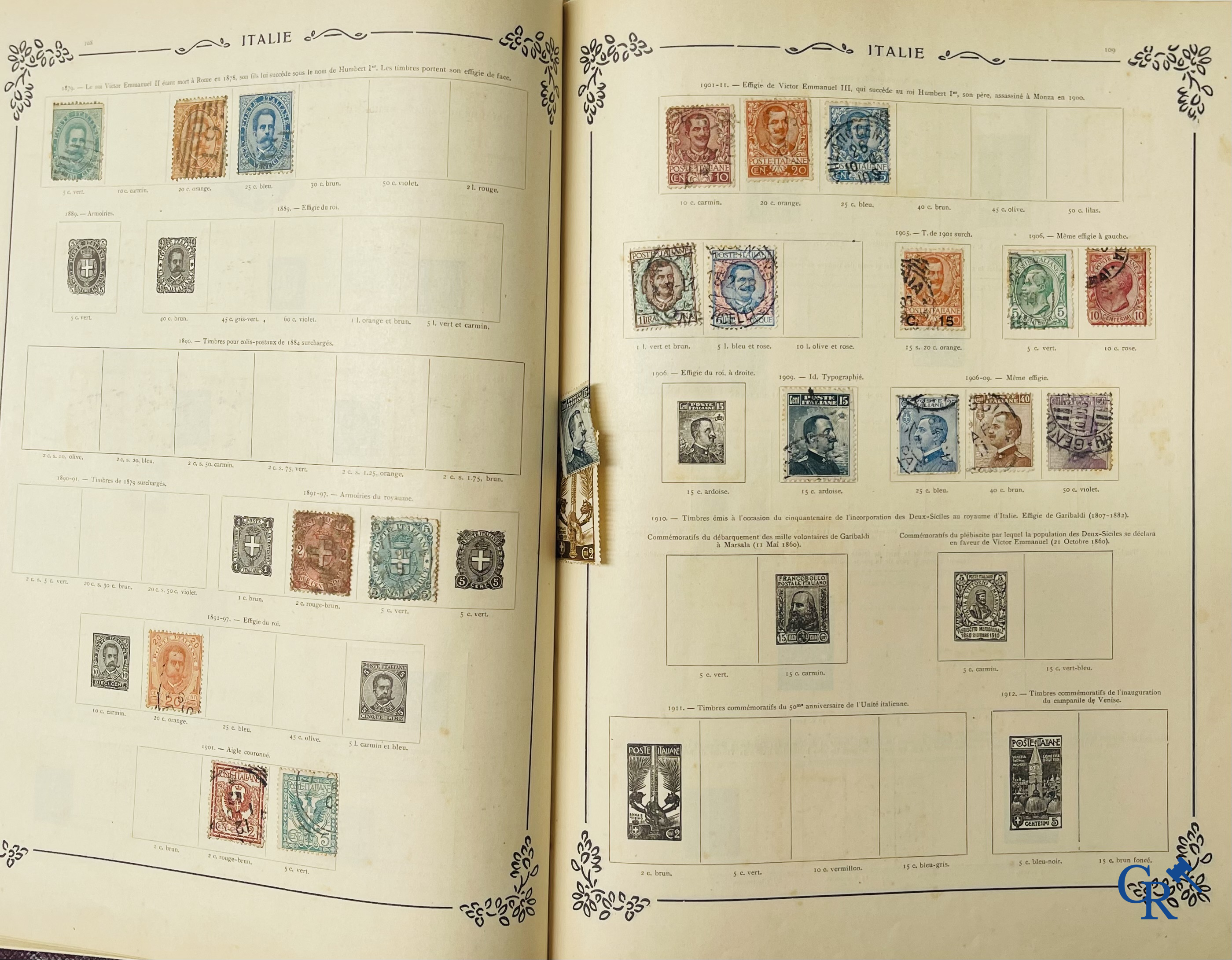 Filatelie. Yvert & Tellier. Album Historique & Géographique de Timbres-Poste des cinq Parties du Monde. 9ème Edition.