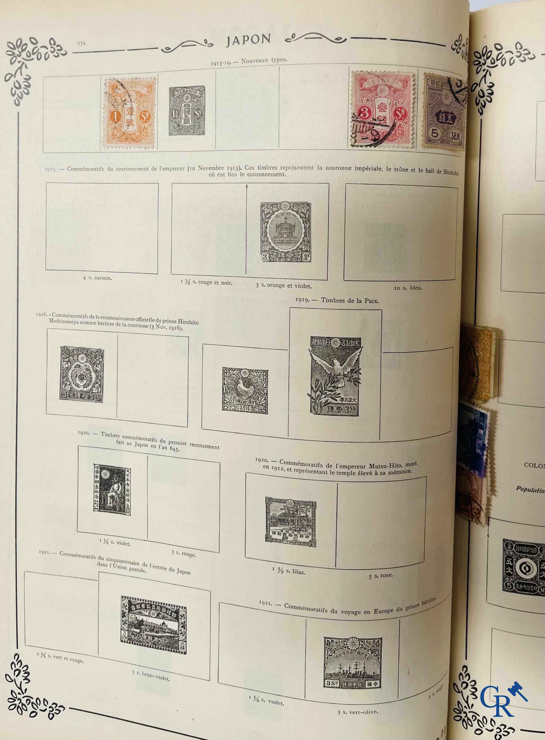 Filatelie. Yvert & Tellier. Album Historique & Géographique de Timbres-Poste des cinq Parties du Monde. 9ème Edition.