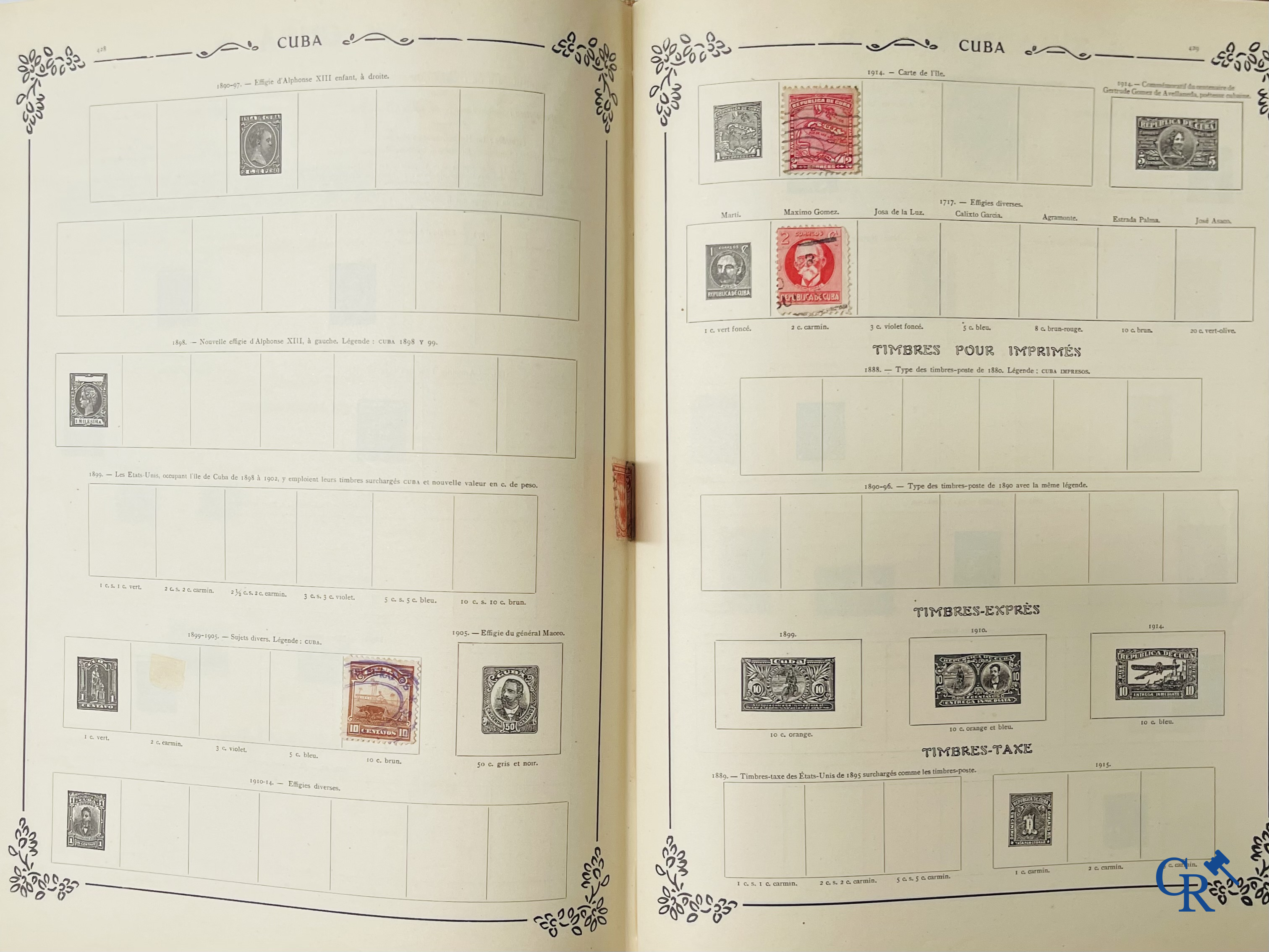 Filatelie. Yvert & Tellier. Album Historique & Géographique de Timbres-Poste des cinq Parties du Monde. 9ème Edition.
