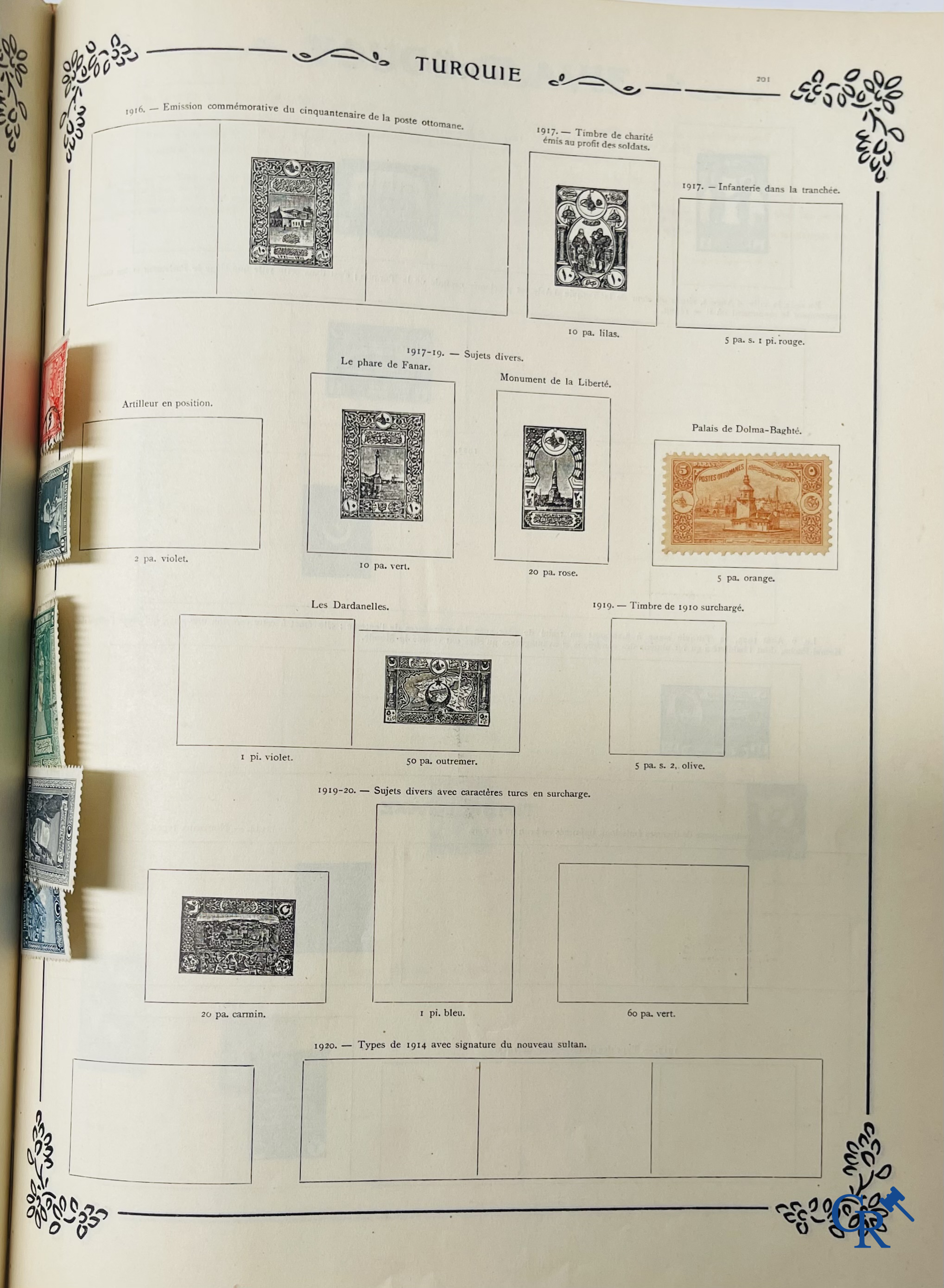 Filatelie. Yvert & Tellier. Album Historique & Géographique de Timbres-Poste des cinq Parties du Monde. 9ème Edition.