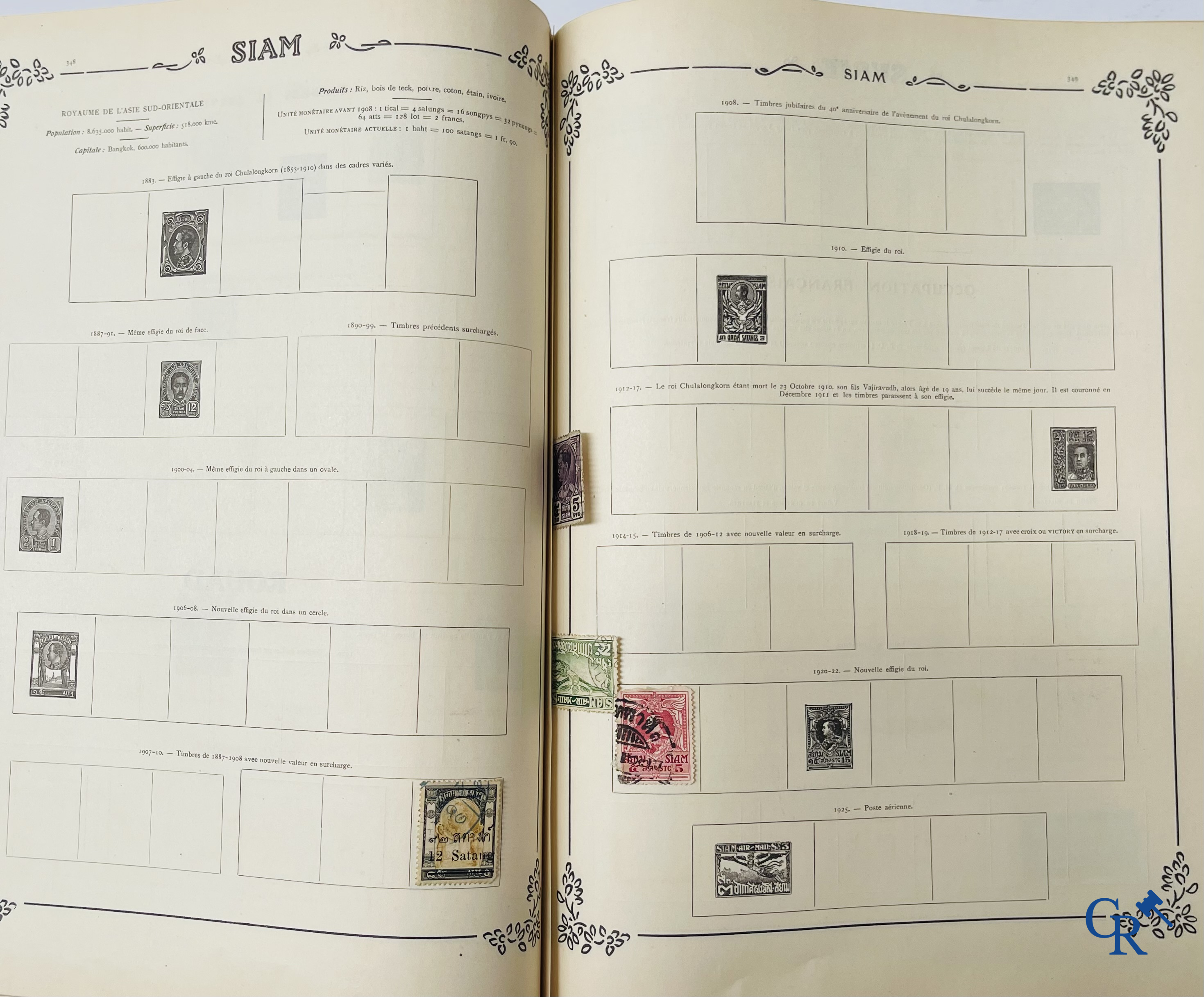 Filatelie. Yvert & Tellier. Album Historique & Géographique de Timbres-Poste des cinq Parties du Monde. 9ème Edition.