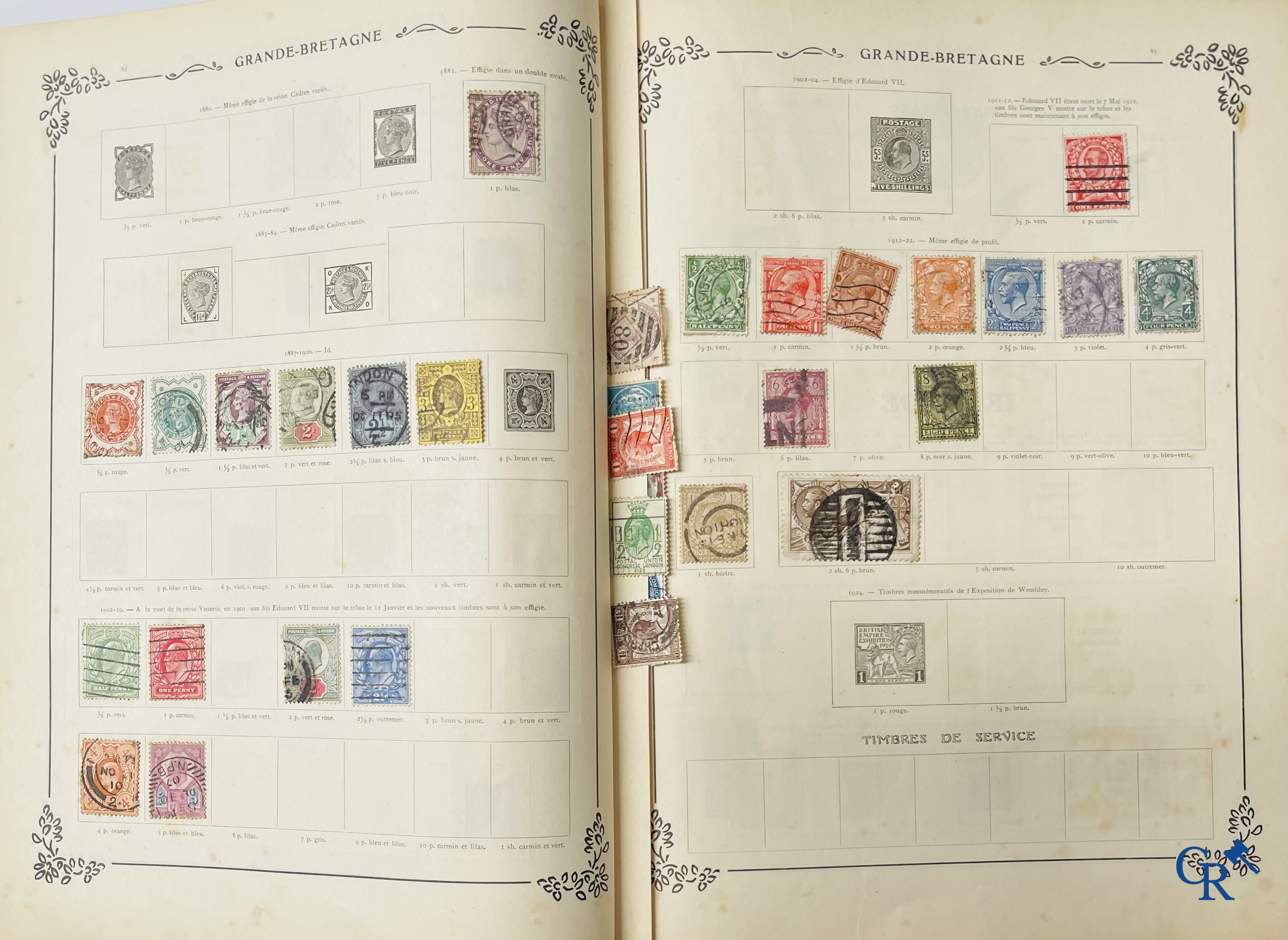 Filatelie. Yvert & Tellier. Album Historique & Géographique de Timbres-Poste des cinq Parties du Monde. 9ème Edition.