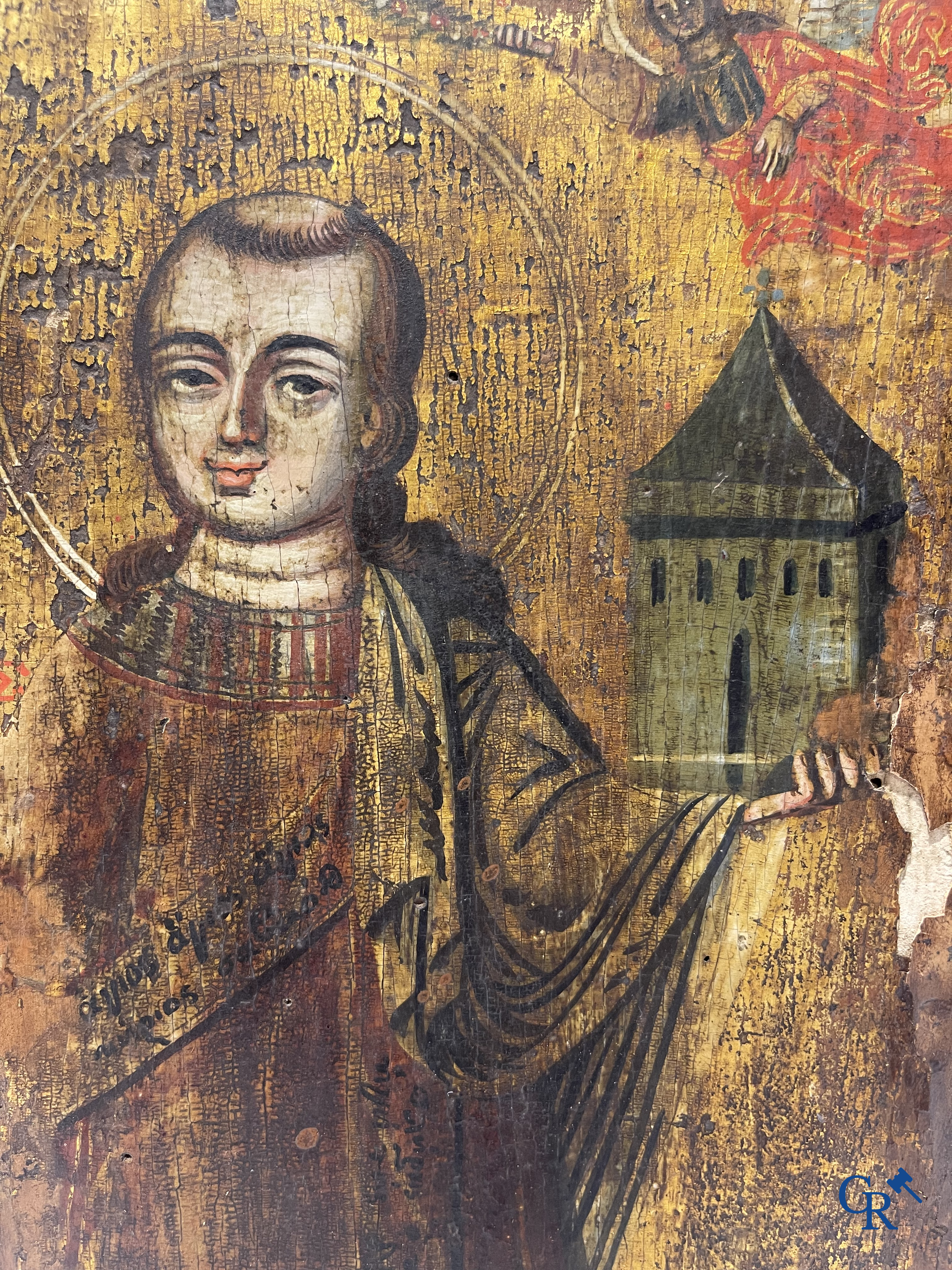 Icône. Europe de l'Est. Tempera sur panneau. 18ème siècle.