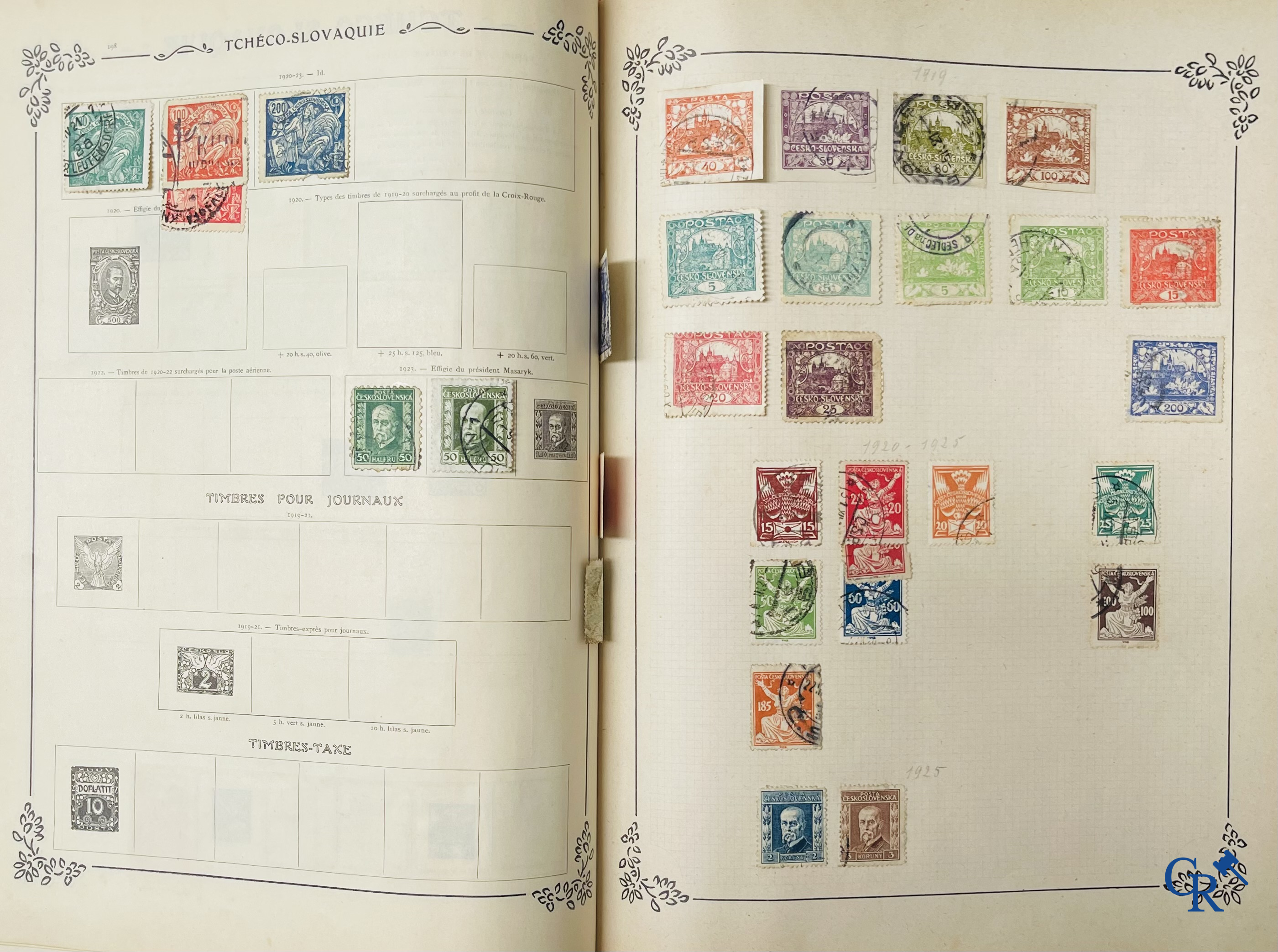 Filatelie. Yvert & Tellier. Album Historique & Géographique de Timbres-Poste des cinq Parties du Monde. 9ème Edition.