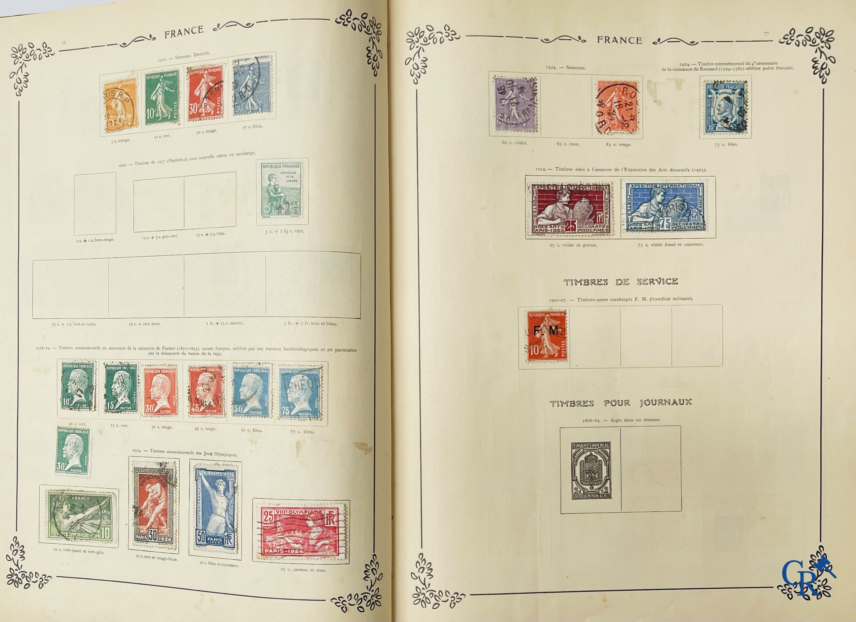 Filatelie. Yvert & Tellier. Album Historique & Géographique de Timbres-Poste des cinq Parties du Monde. 9ème Edition.