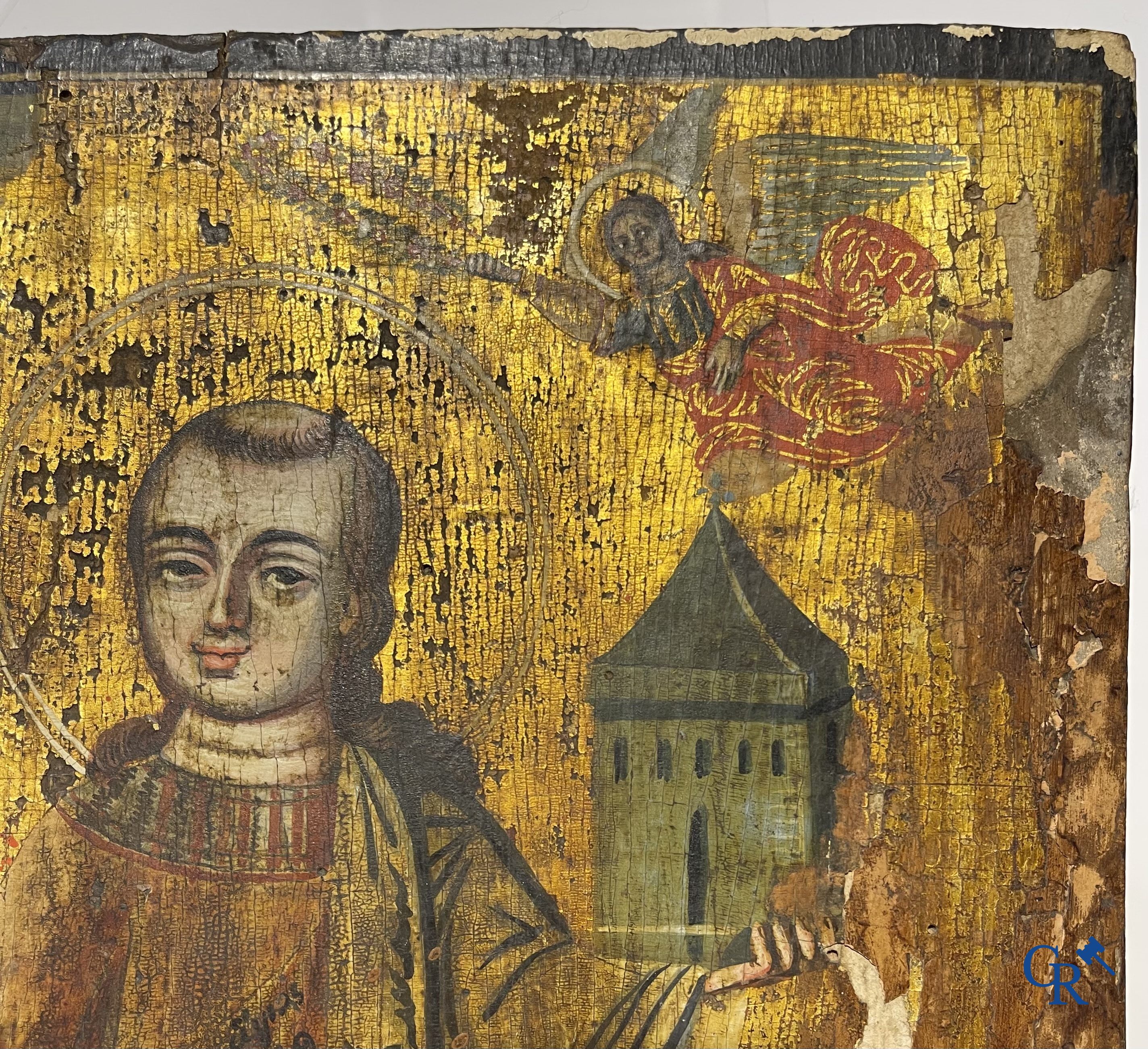 Icône. Europe de l'Est. Tempera sur panneau. 18ème siècle.