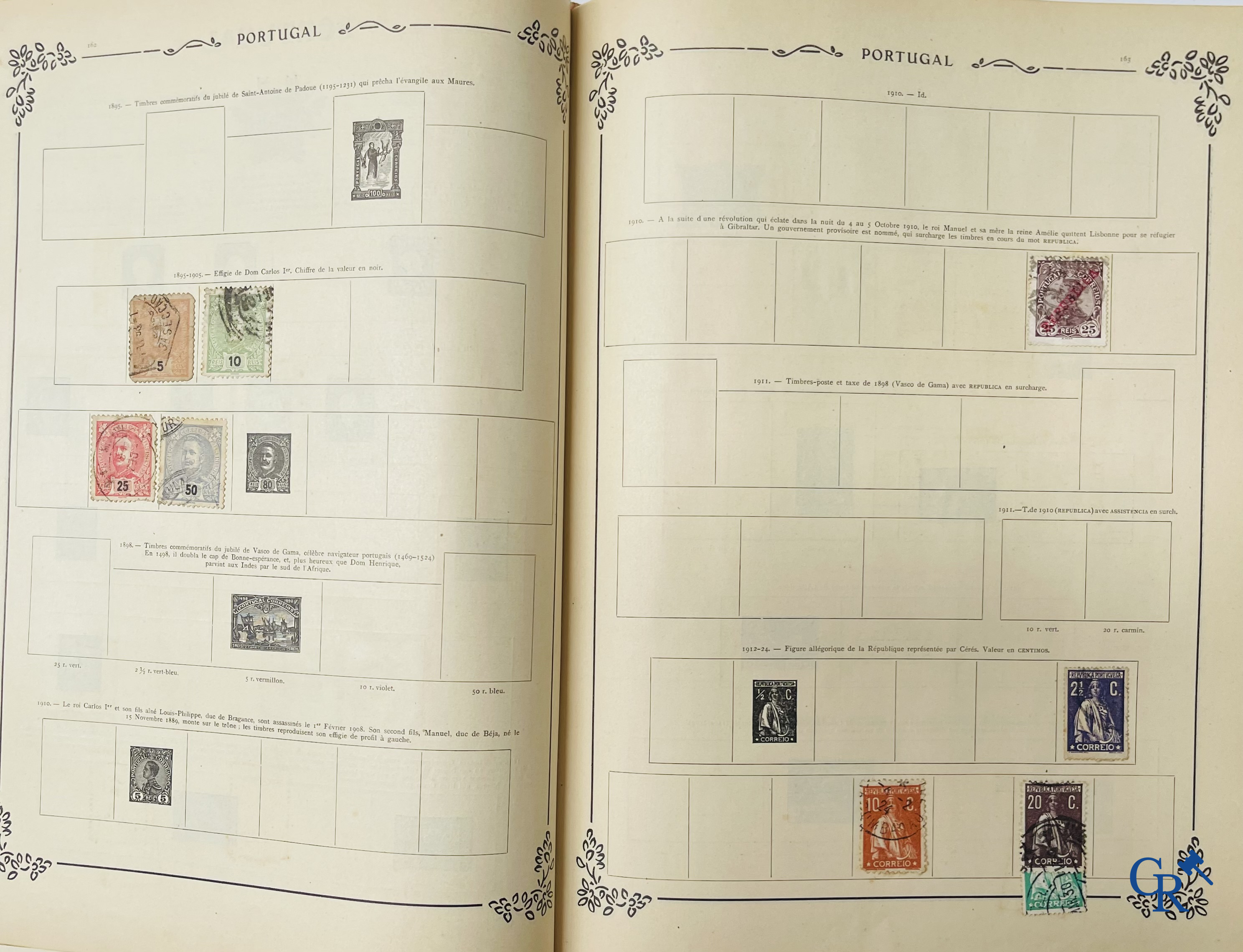 Filatelie. Yvert & Tellier. Album Historique & Géographique de Timbres-Poste des cinq Parties du Monde. 9ème Edition.