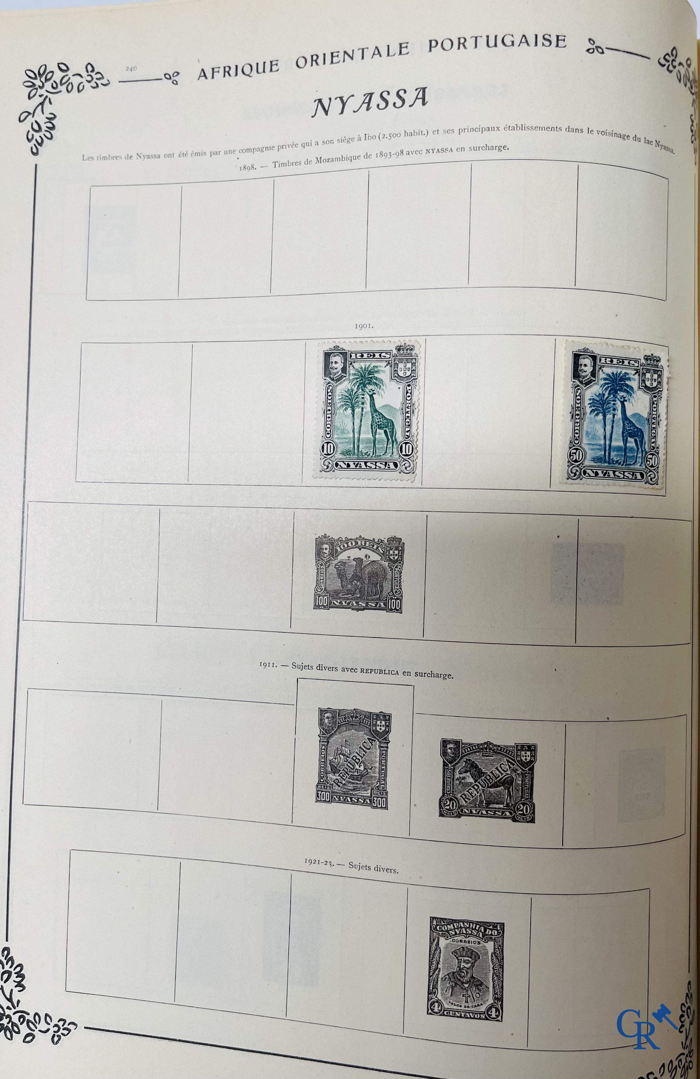 Filatelie. Yvert & Tellier. Album Historique & Géographique de Timbres-Poste des cinq Parties du Monde. 9ème Edition.