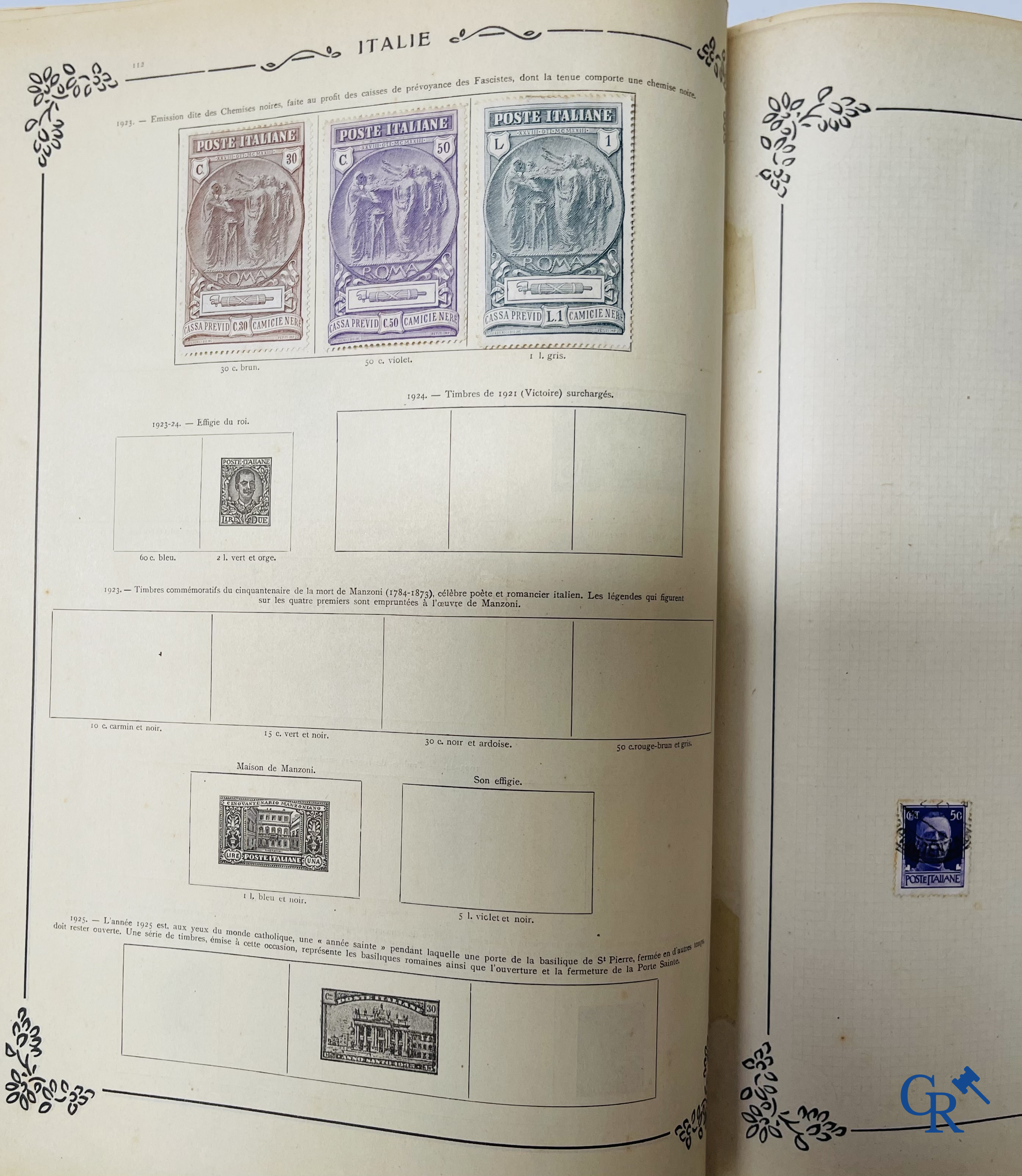 Filatelie. Yvert & Tellier. Album Historique & Géographique de Timbres-Poste des cinq Parties du Monde. 9ème Edition.