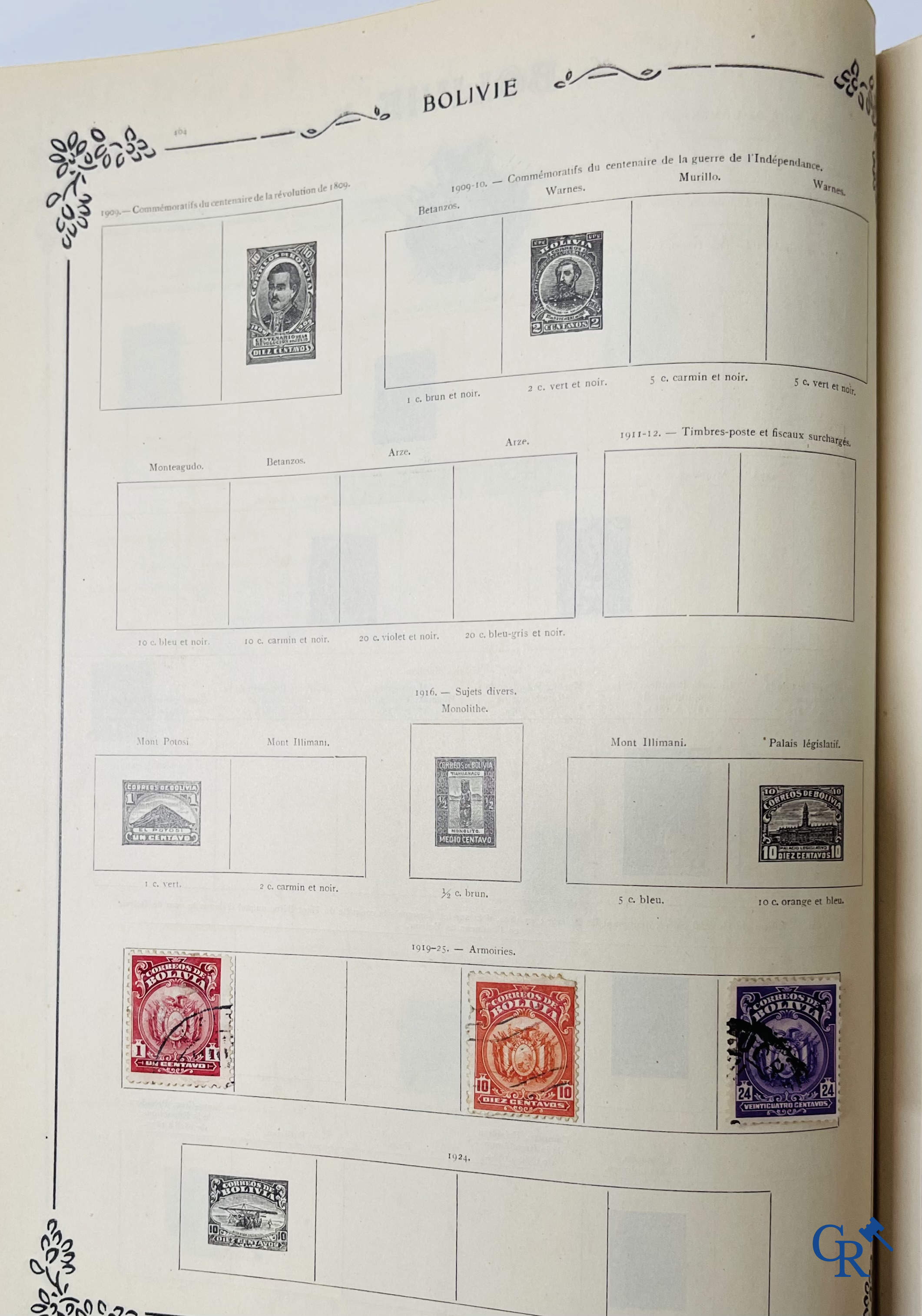 Filatelie. Yvert & Tellier. Album Historique & Géographique de Timbres-Poste des cinq Parties du Monde. 9ème Edition.