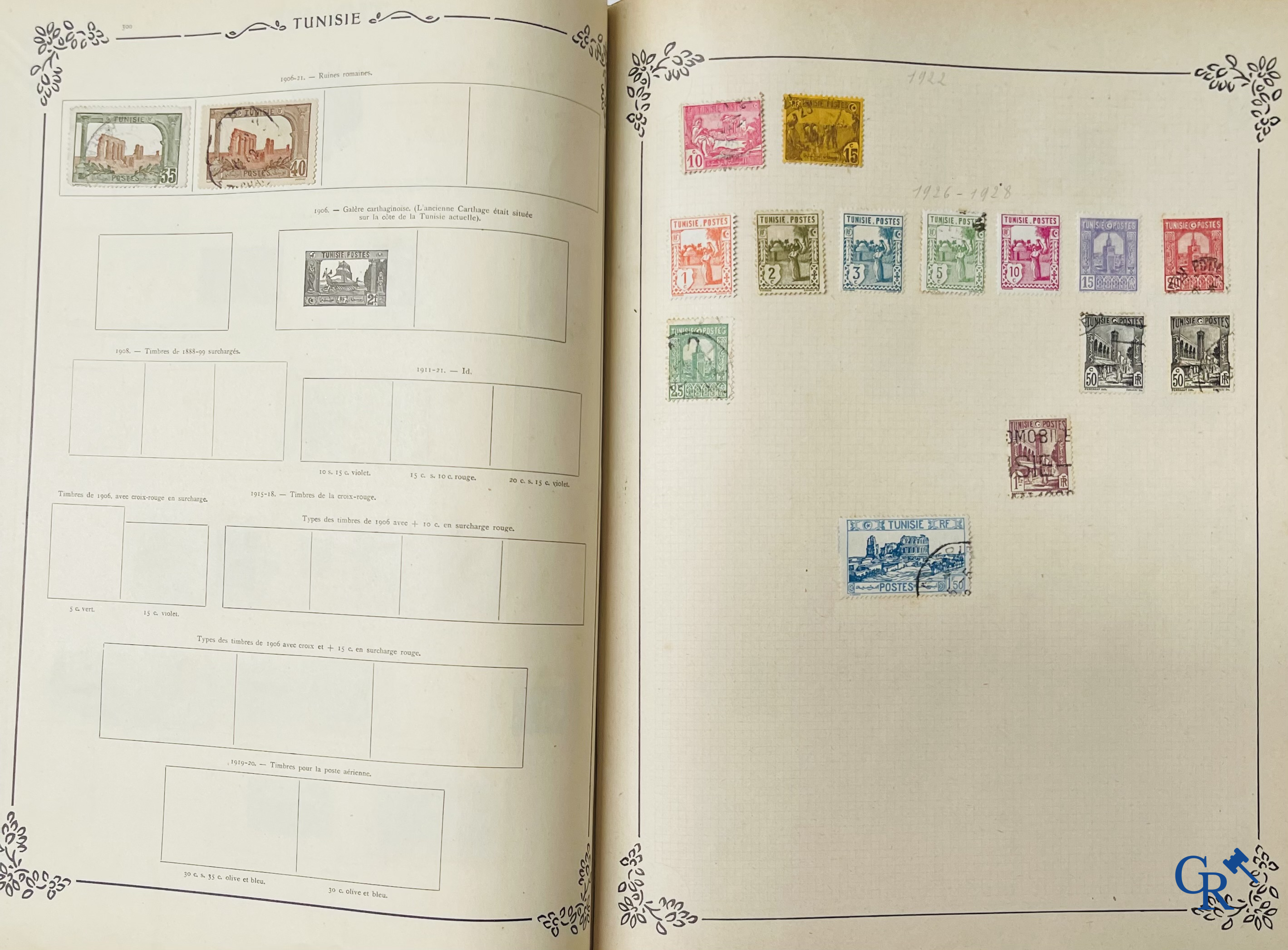 Filatelie. Yvert & Tellier. Album Historique & Géographique de Timbres-Poste des cinq Parties du Monde. 9ème Edition.