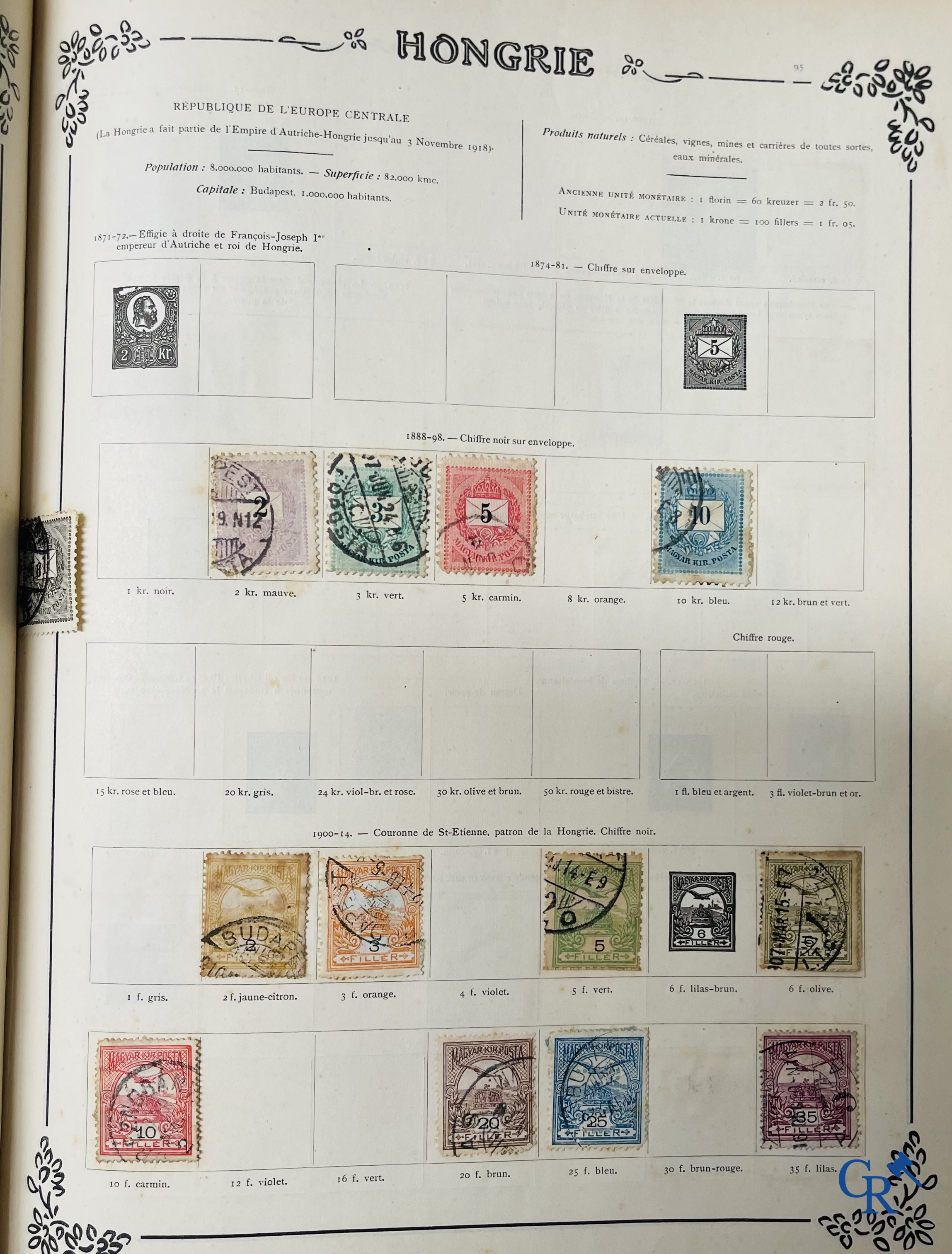 Filatelie. Yvert & Tellier. Album Historique & Géographique de Timbres-Poste des cinq Parties du Monde. 9ème Edition.