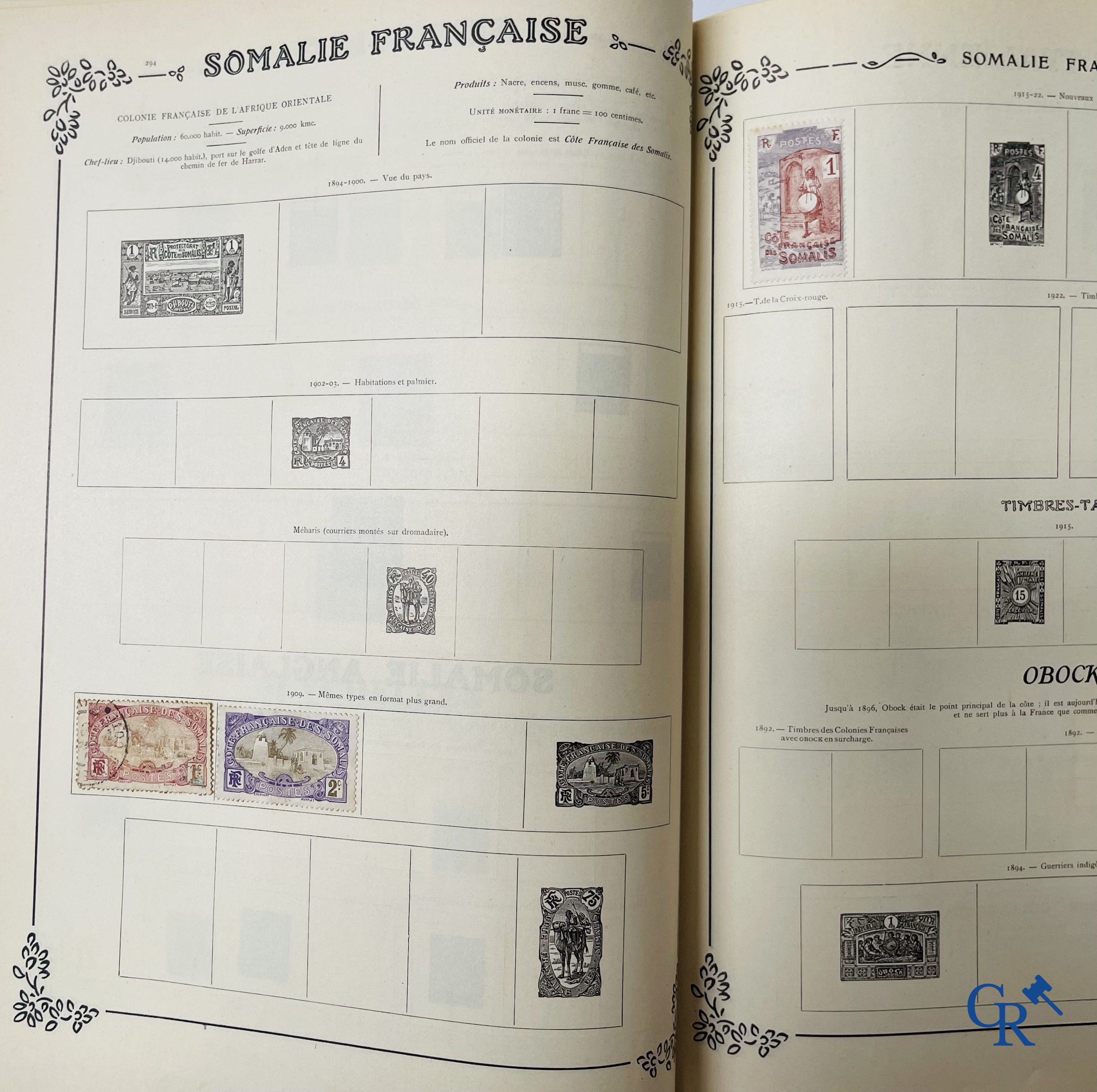 Filatelie. Yvert & Tellier. Album Historique & Géographique de Timbres-Poste des cinq Parties du Monde. 9ème Edition.