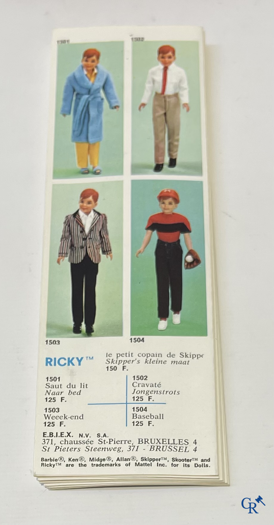 Oud Speelgoed. Mattel, een groot lot poppen en attributen. Barbie, Ricky, Skipper, Ken enz. Jaren '60 en later.