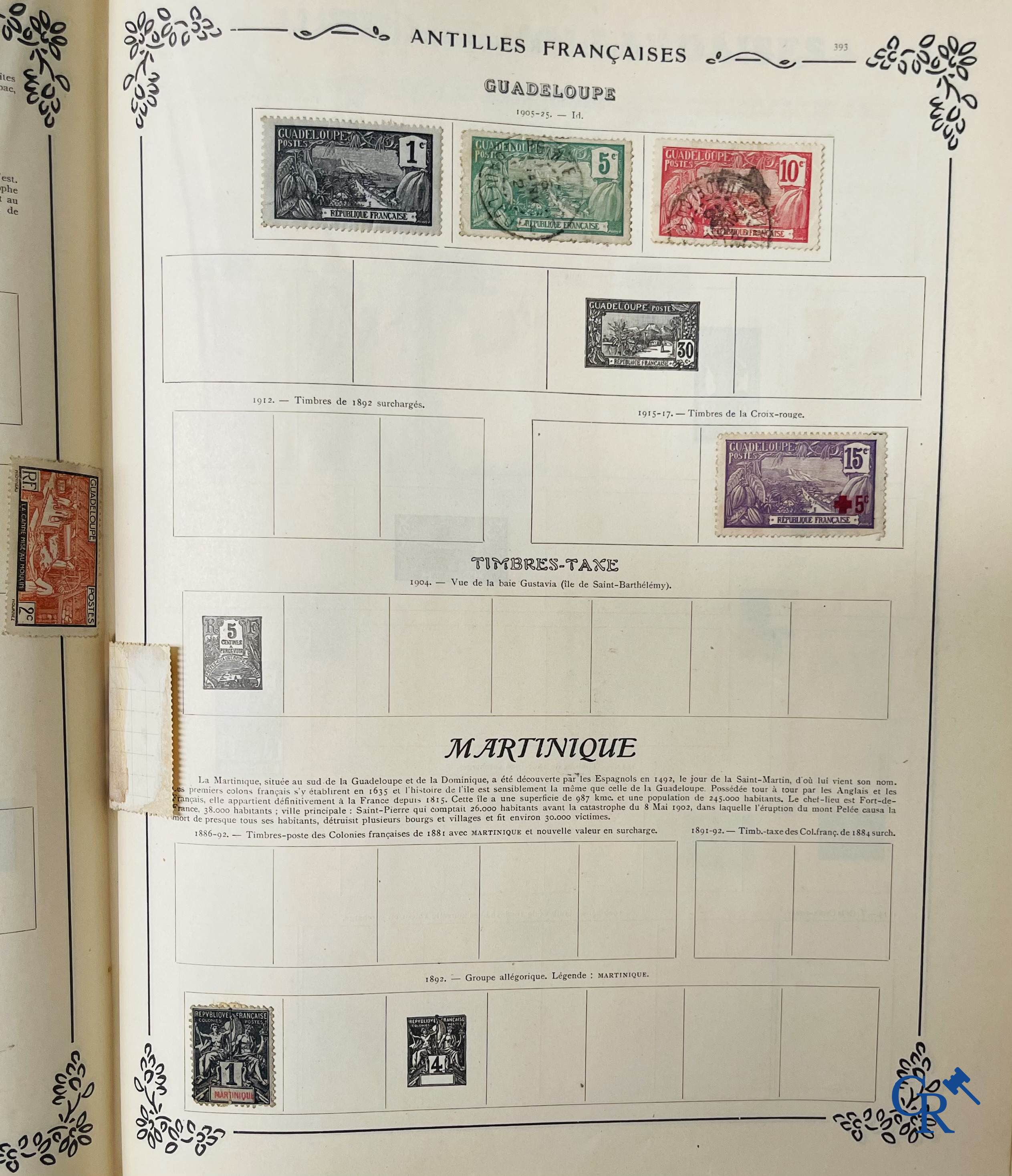Filatelie. Yvert & Tellier. Album Historique & Géographique de Timbres-Poste des cinq Parties du Monde. 9ème Edition.
