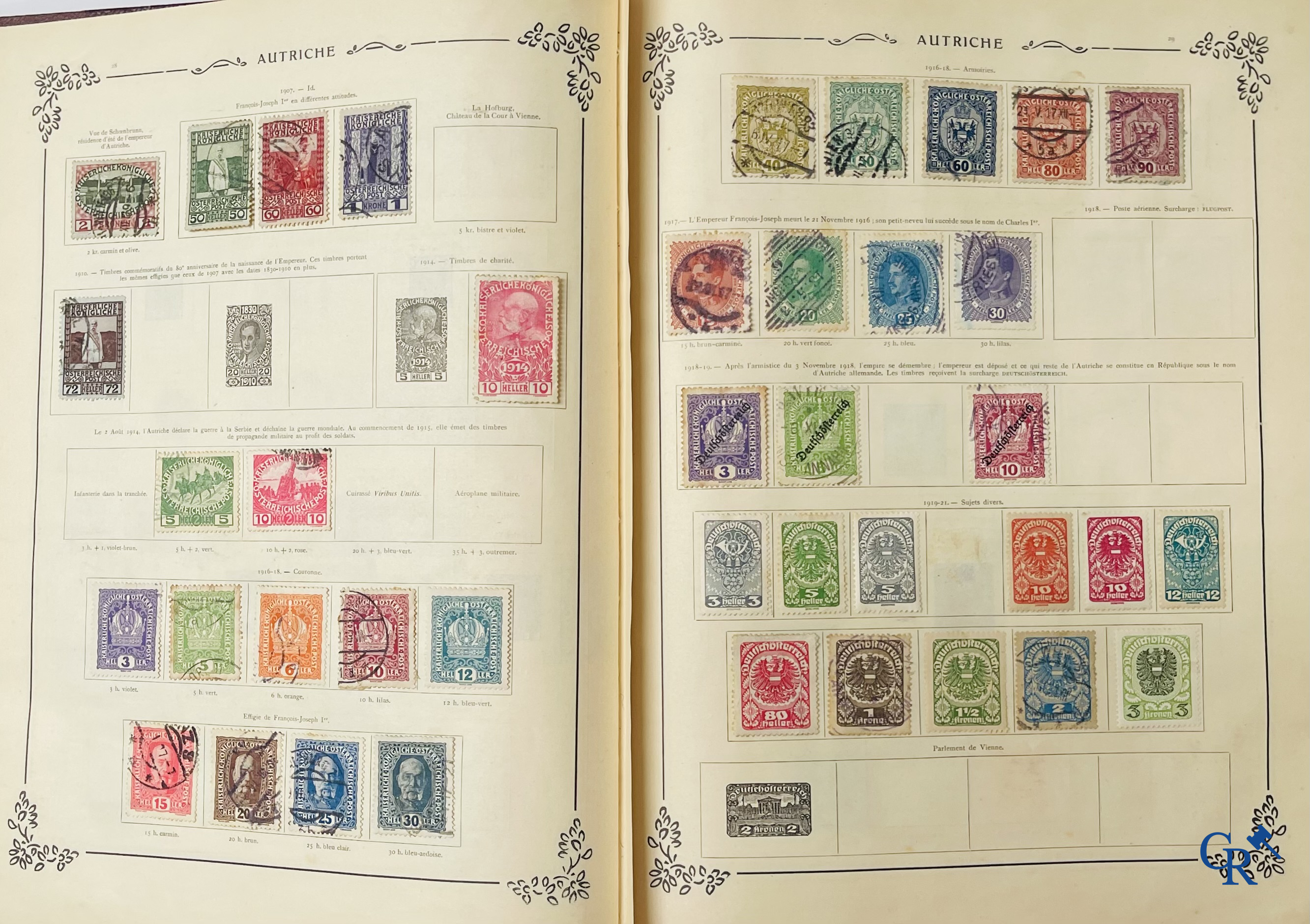Filatelie. Yvert & Tellier. Album Historique & Géographique de Timbres-Poste des cinq Parties du Monde. 9ème Edition.