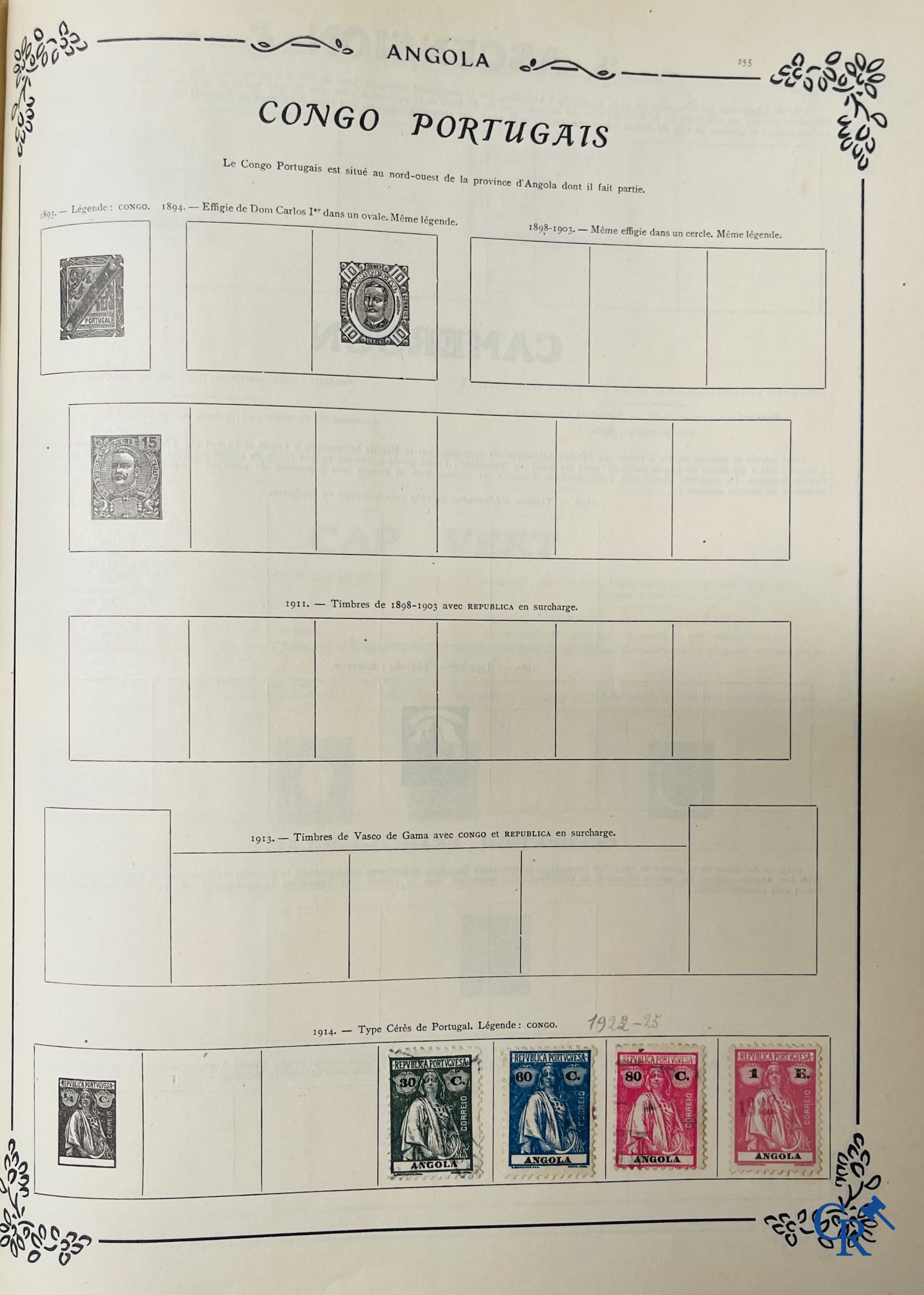 Filatelie. Yvert & Tellier. Album Historique & Géographique de Timbres-Poste des cinq Parties du Monde. 9ème Edition.