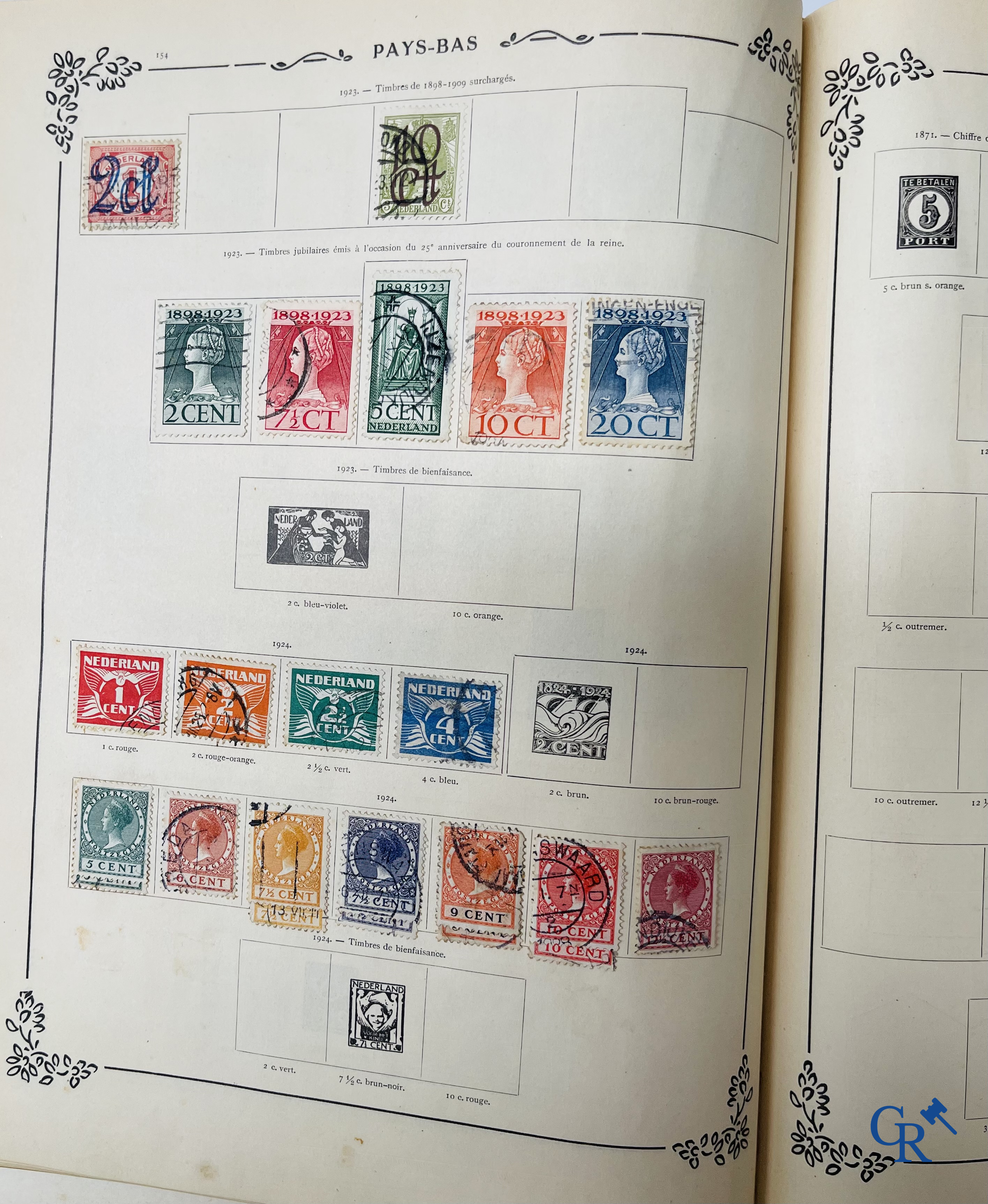 Filatelie. Yvert & Tellier. Album Historique & Géographique de Timbres-Poste des cinq Parties du Monde. 9ème Edition.