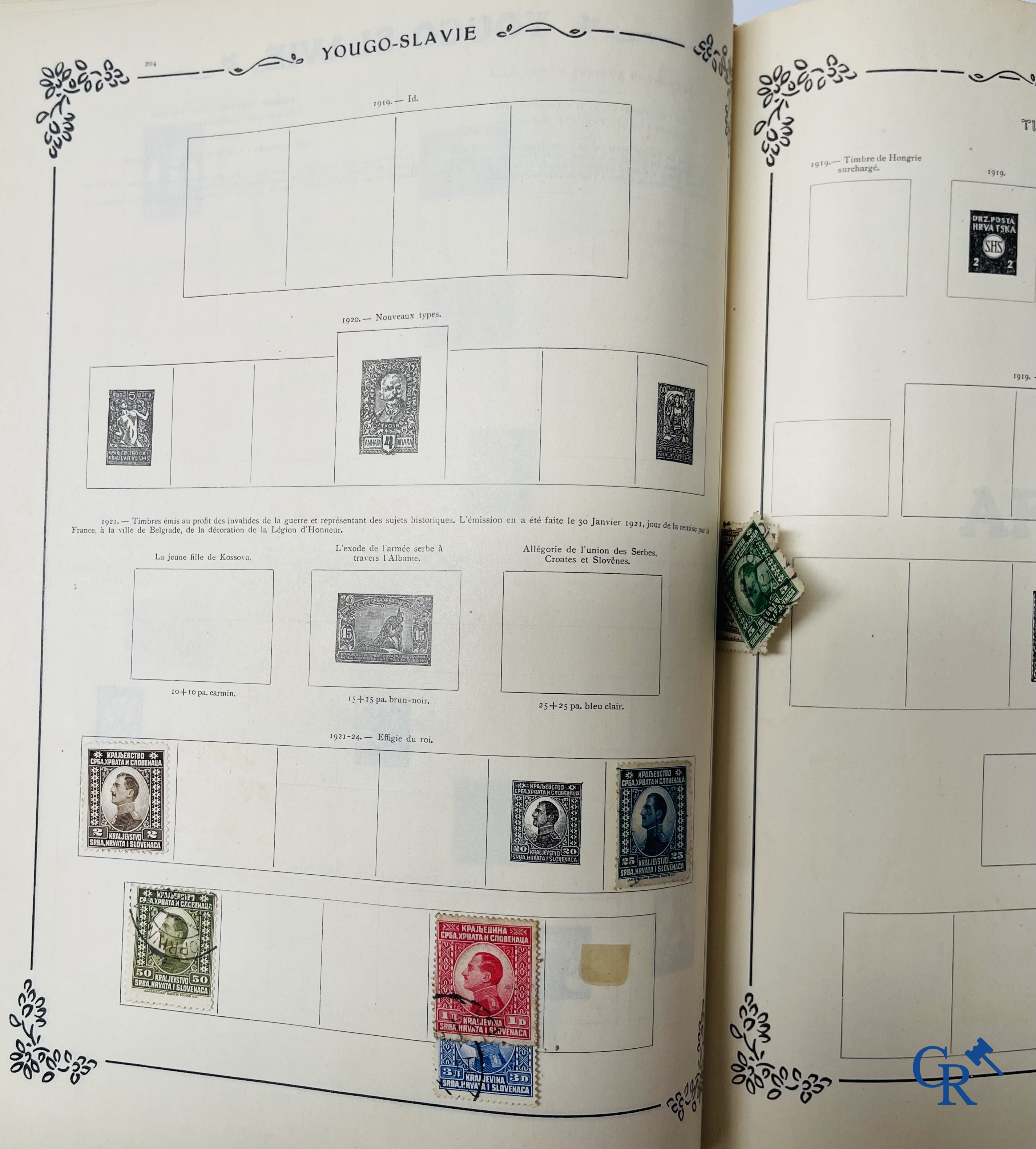 Filatelie. Yvert & Tellier. Album Historique & Géographique de Timbres-Poste des cinq Parties du Monde. 9ème Edition.