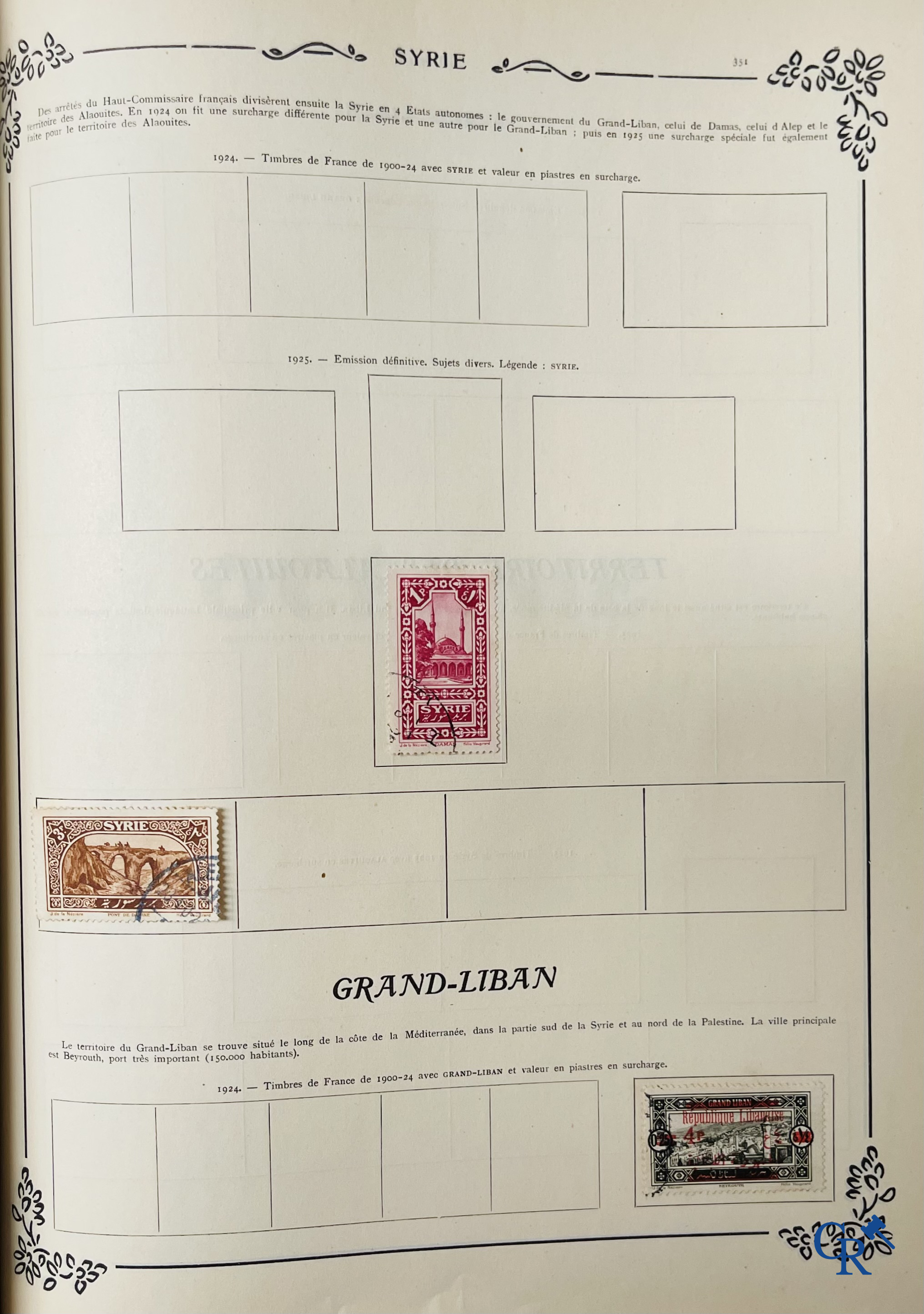 Filatelie. Yvert & Tellier. Album Historique & Géographique de Timbres-Poste des cinq Parties du Monde. 9ème Edition.