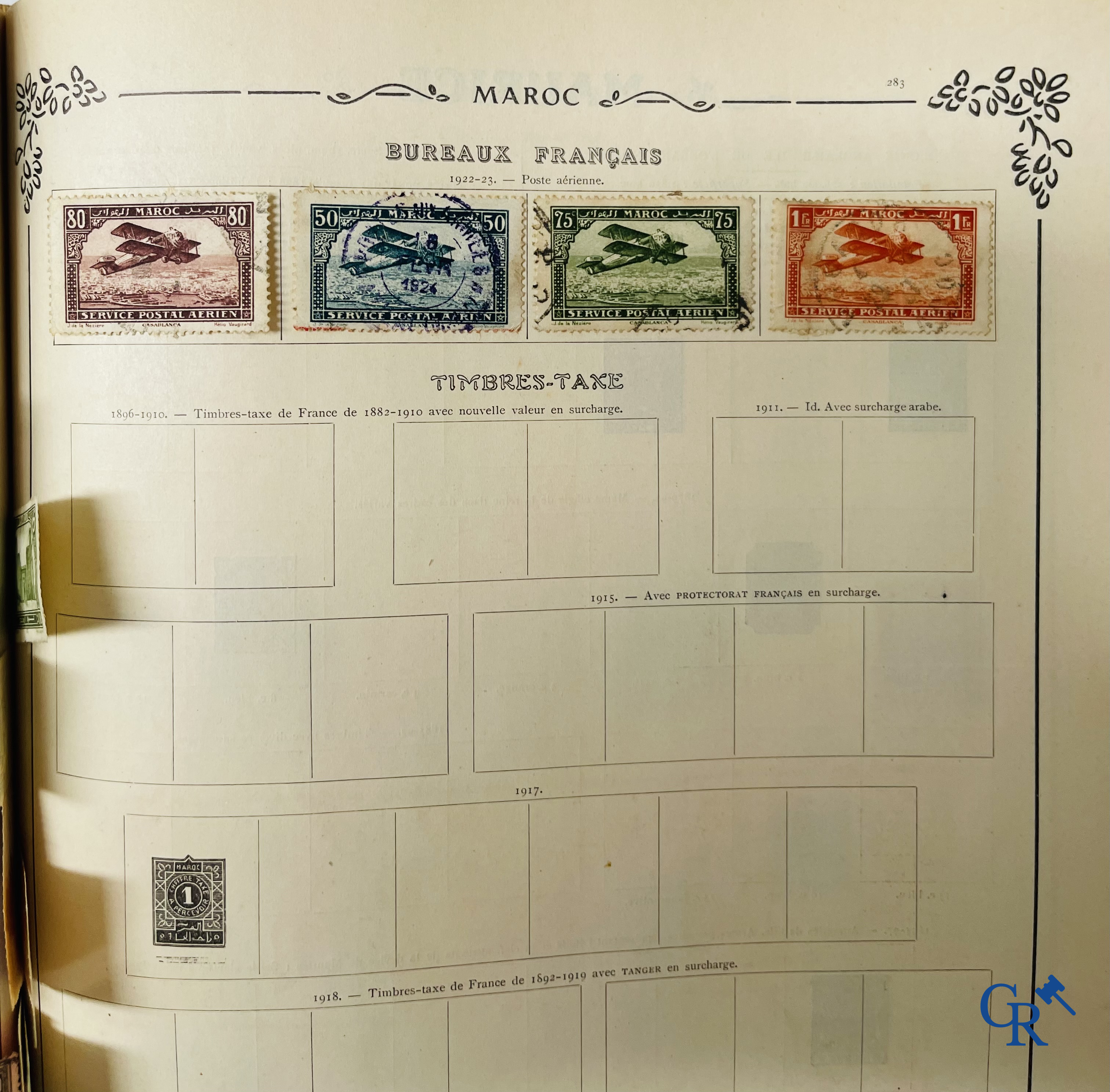 Filatelie. Yvert & Tellier. Album Historique & Géographique de Timbres-Poste des cinq Parties du Monde. 9ème Edition.