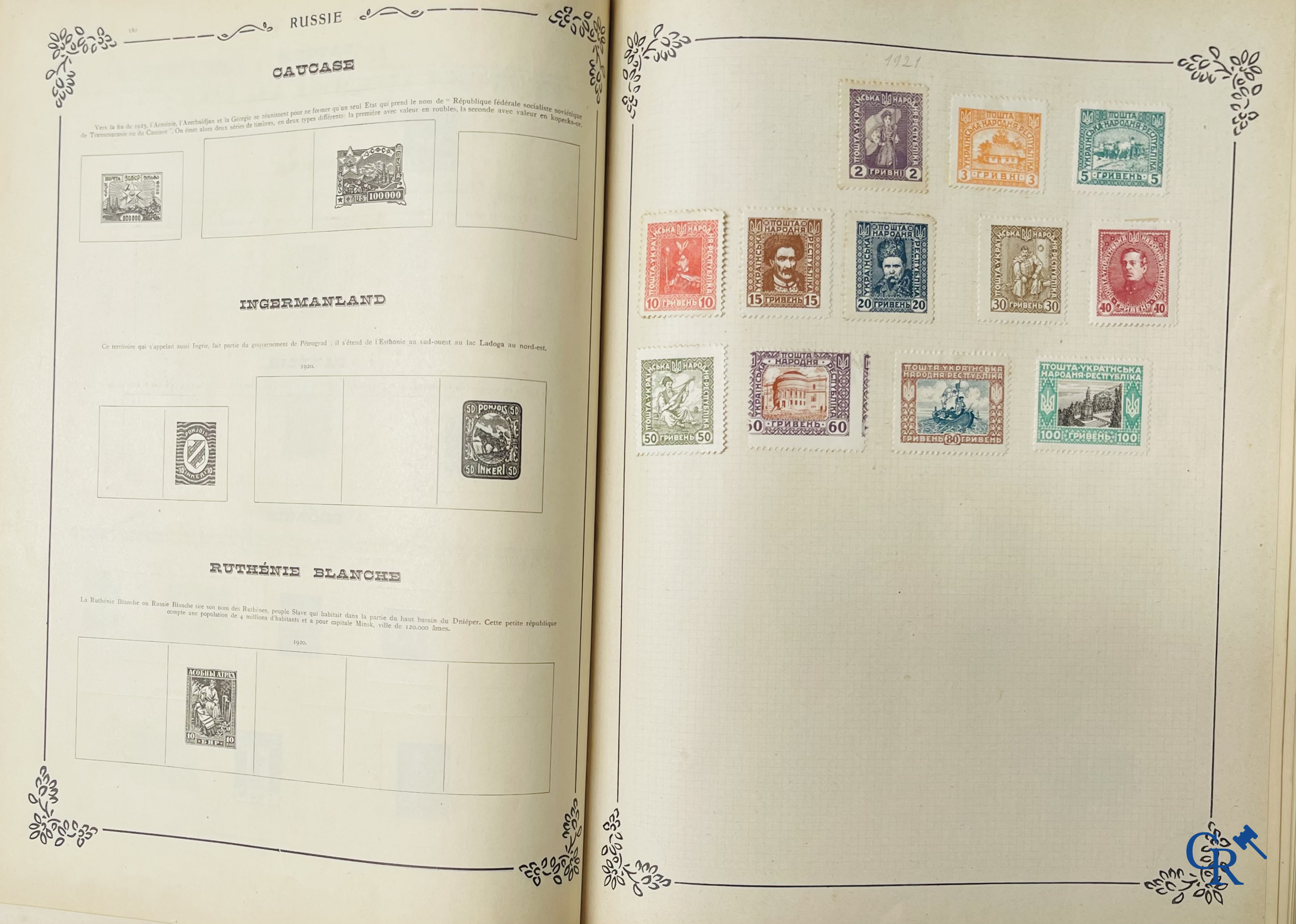 Filatelie. Yvert & Tellier. Album Historique & Géographique de Timbres-Poste des cinq Parties du Monde. 9ème Edition.