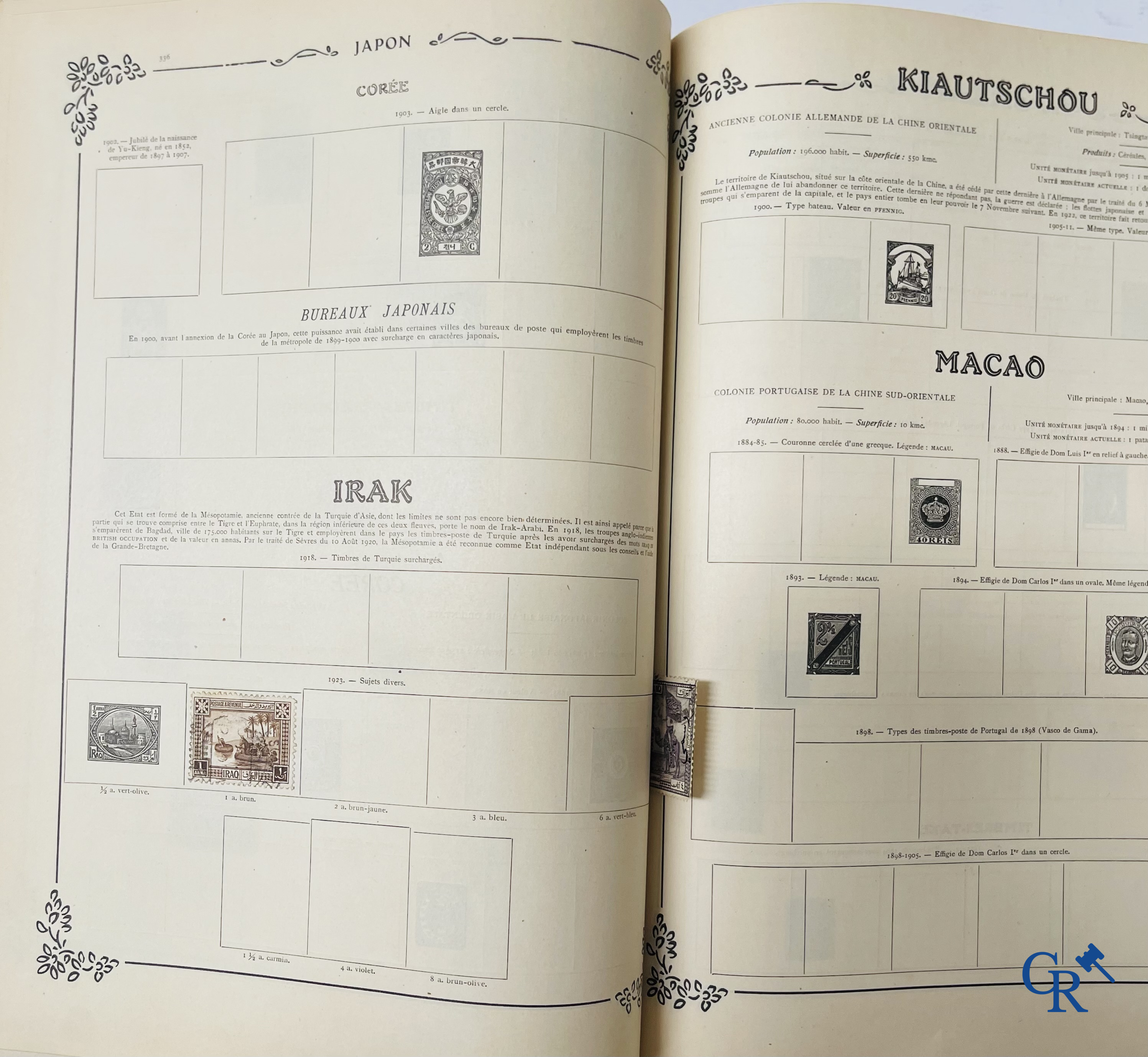Filatelie. Yvert & Tellier. Album Historique & Géographique de Timbres-Poste des cinq Parties du Monde. 9ème Edition.
