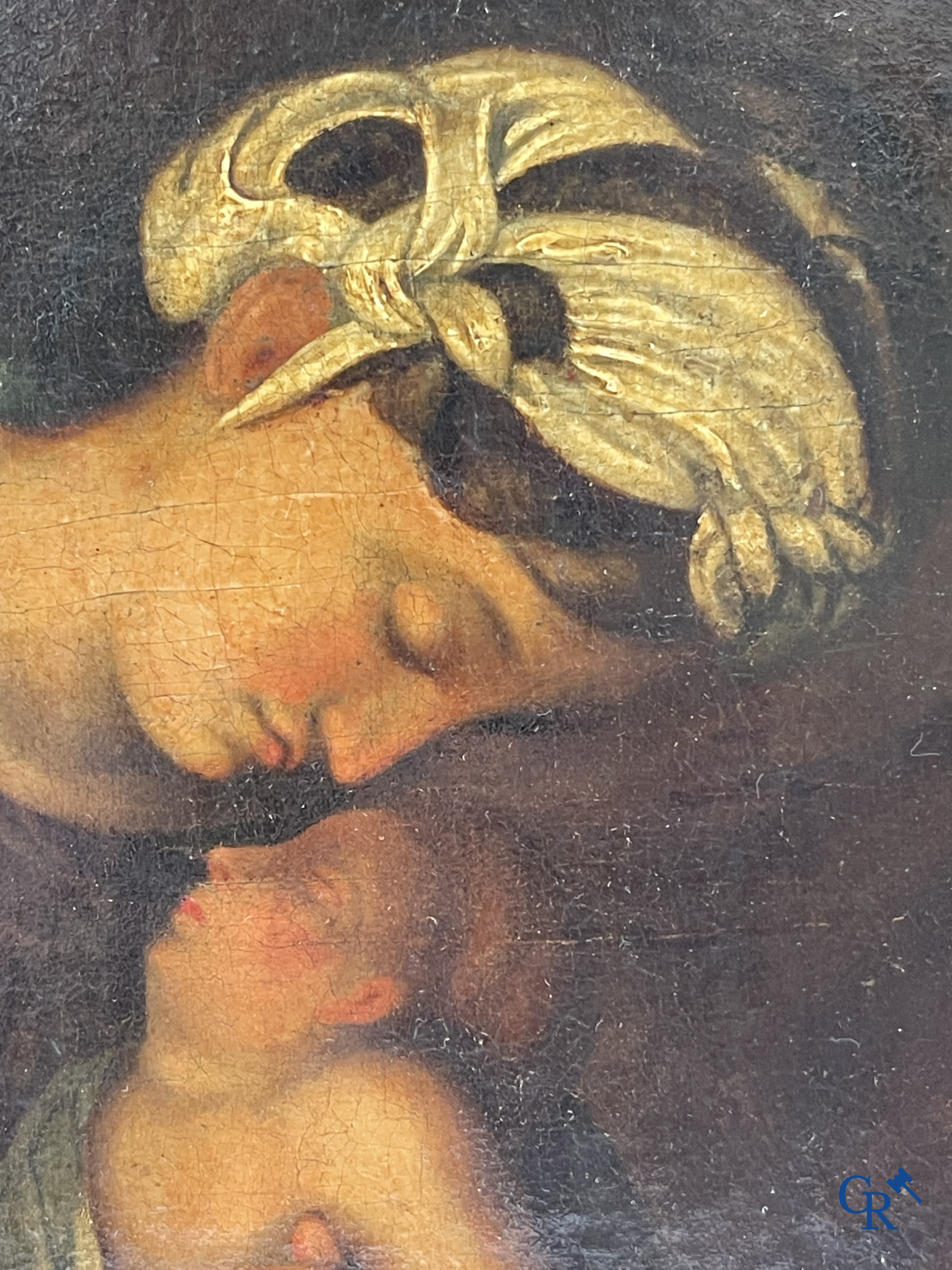Franse school, La Zingarella, naar Antonio da Corregio. Olie op doek. Eind 18e-Begin 19e eeuw.