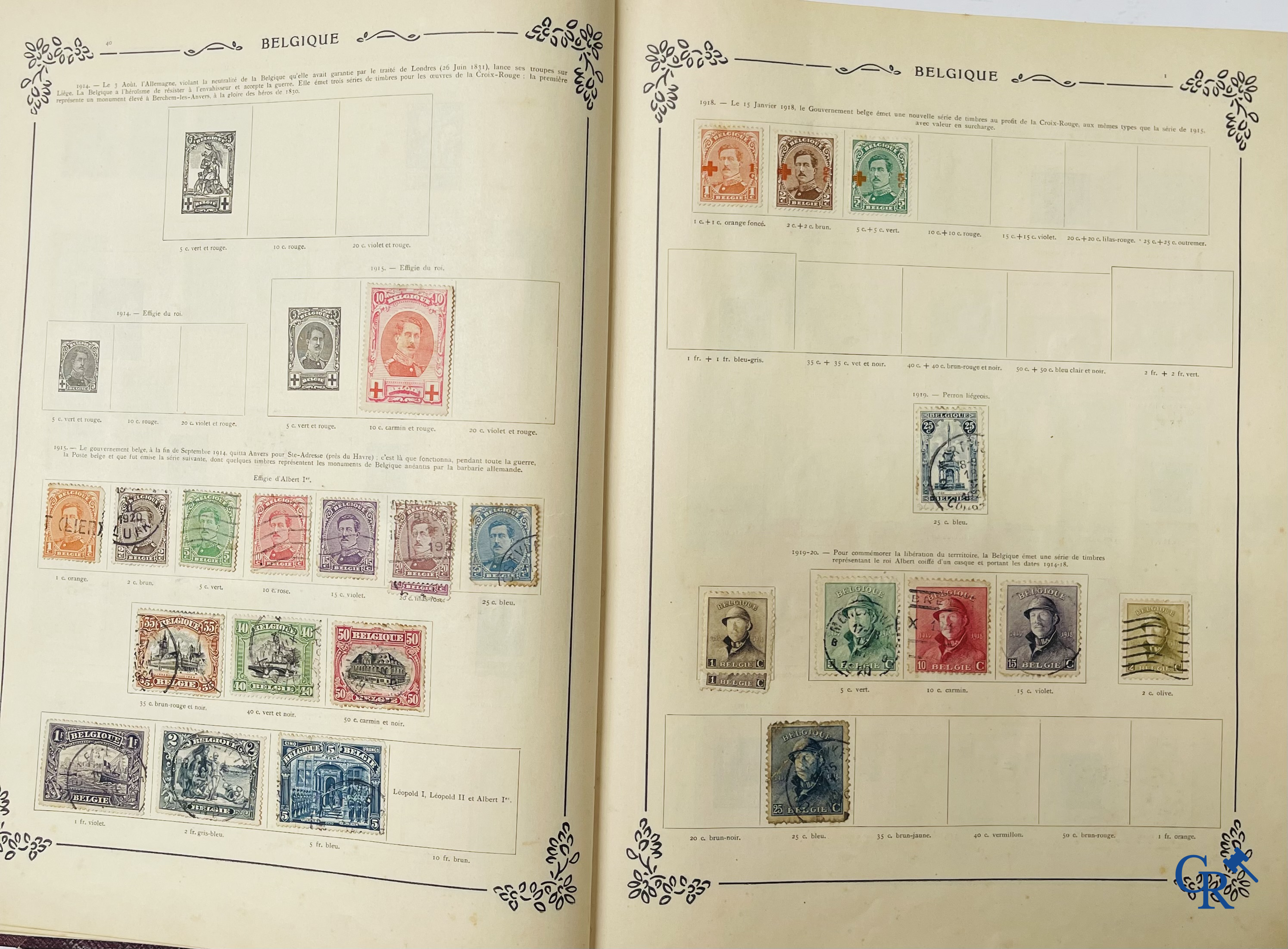 Filatelie. Yvert & Tellier. Album Historique & Géographique de Timbres-Poste des cinq Parties du Monde. 9ème Edition.