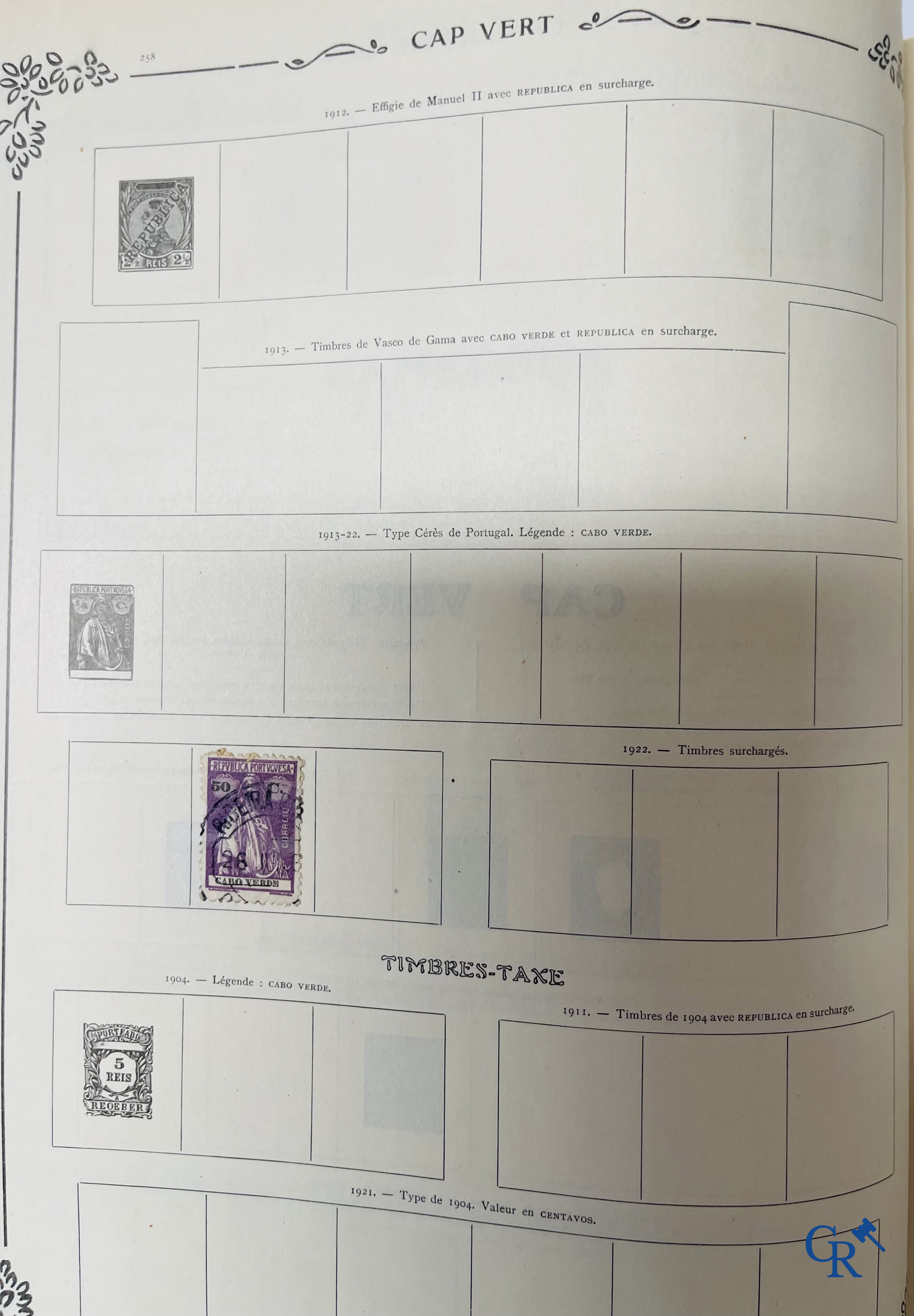 Filatelie. Yvert & Tellier. Album Historique & Géographique de Timbres-Poste des cinq Parties du Monde. 9ème Edition.