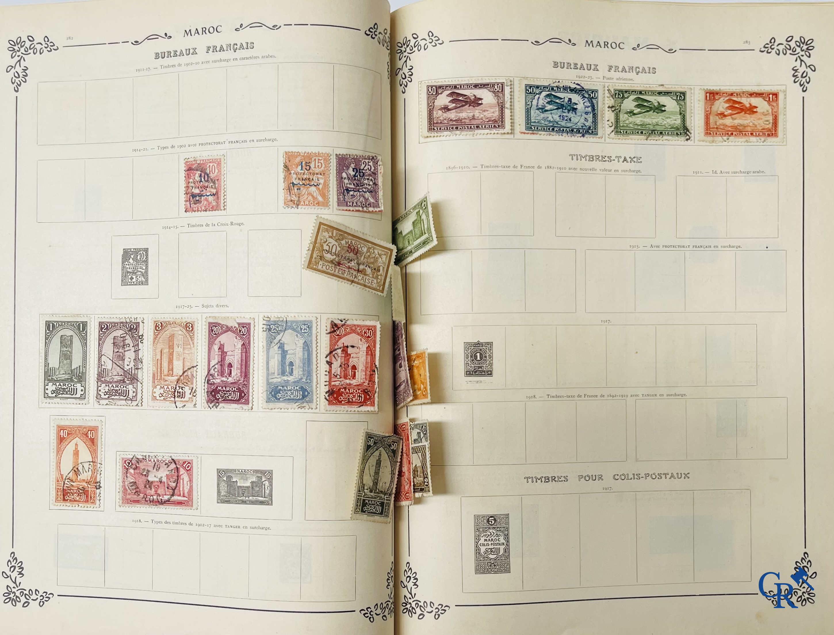 Filatelie. Yvert & Tellier. Album Historique & Géographique de Timbres-Poste des cinq Parties du Monde. 9ème Edition.