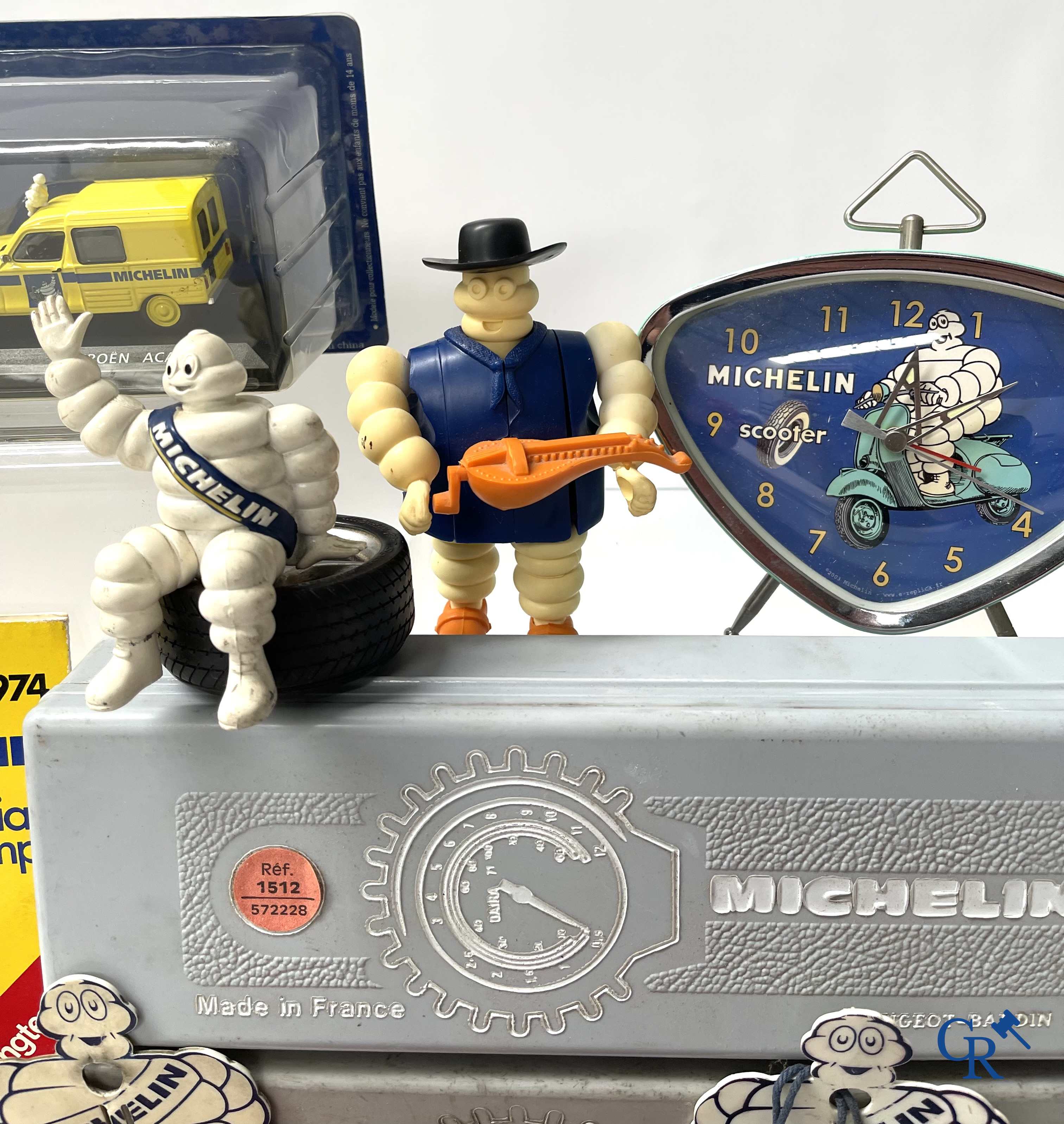 Michelin, een lot verzamelobjecten rond het Michelin banden merk. Jaren '60-'70 en later.