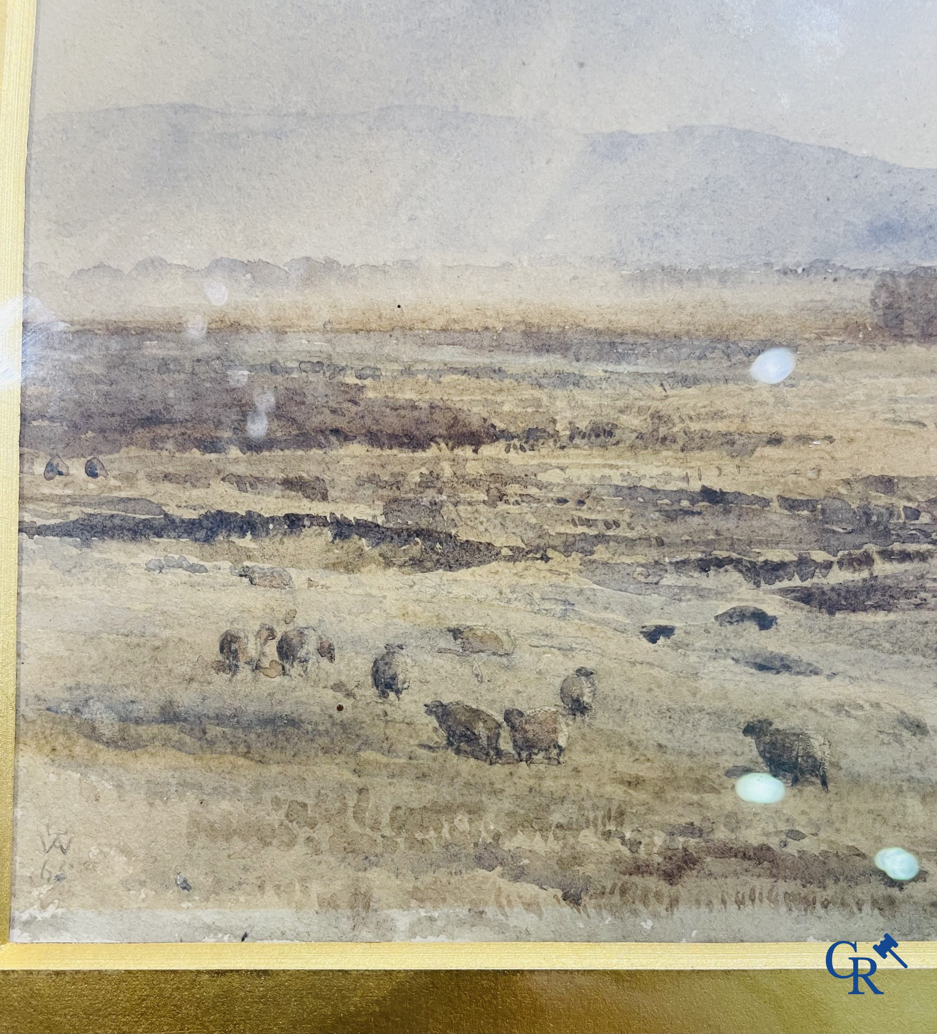 Joseph Mallord William Turner (1775-1851) (in the style of) Watercolour. Signed lower left.