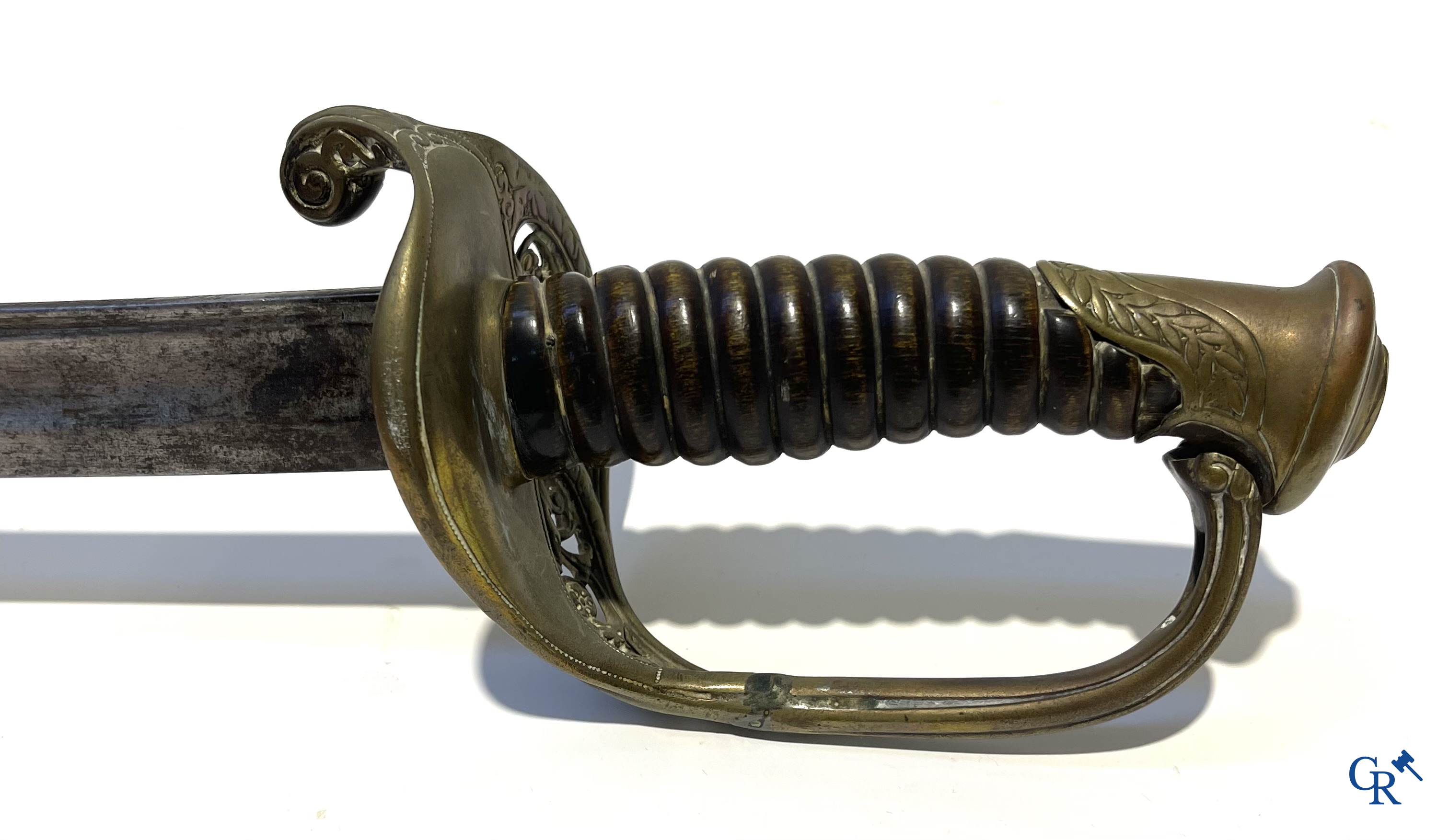 Fonson Bruxelles, a Belgian officer's parade sword. Manuffre. Allé de Châtellerault. 19th century.
