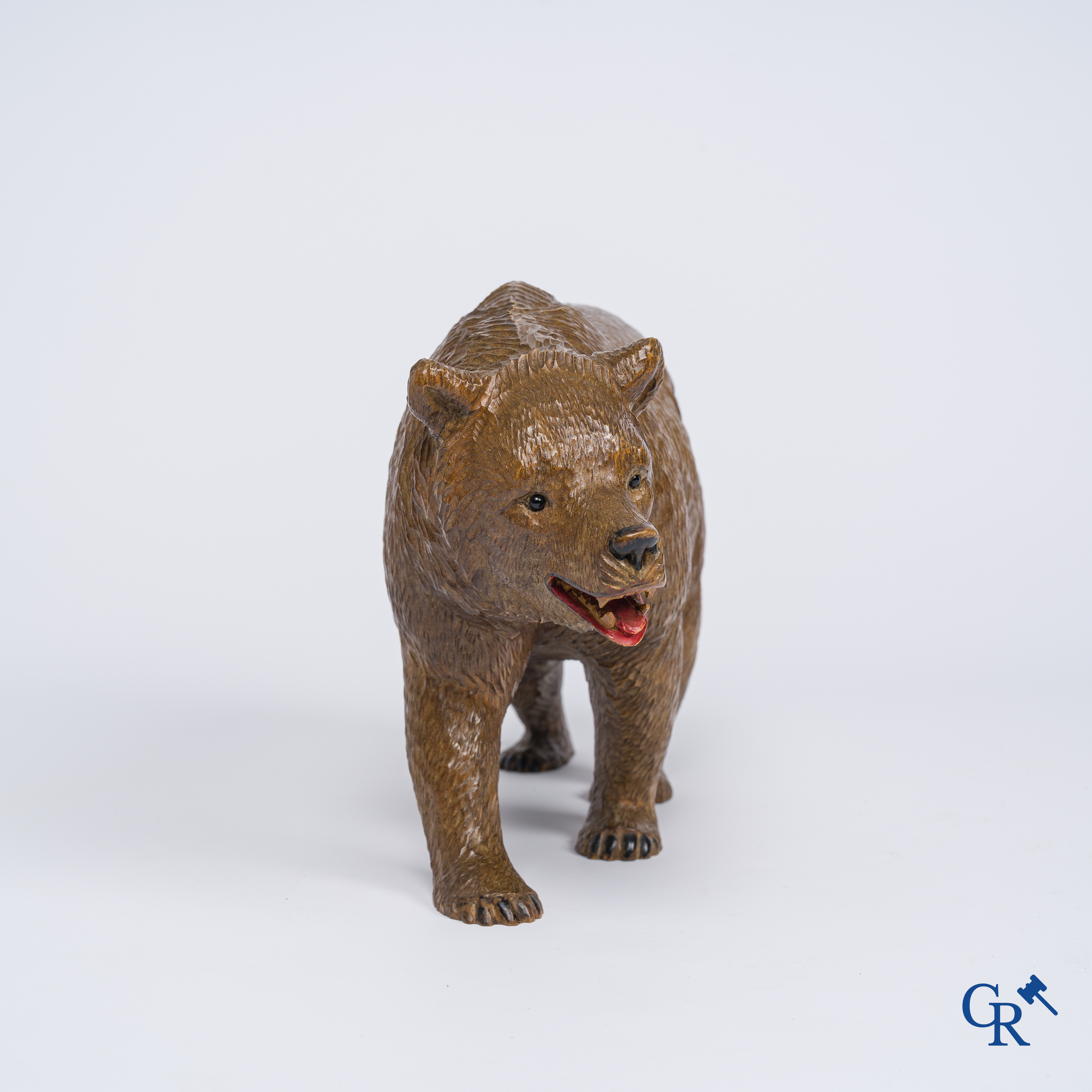 Black Forest. A walking bear in so-called "Black Forest" wood carving.