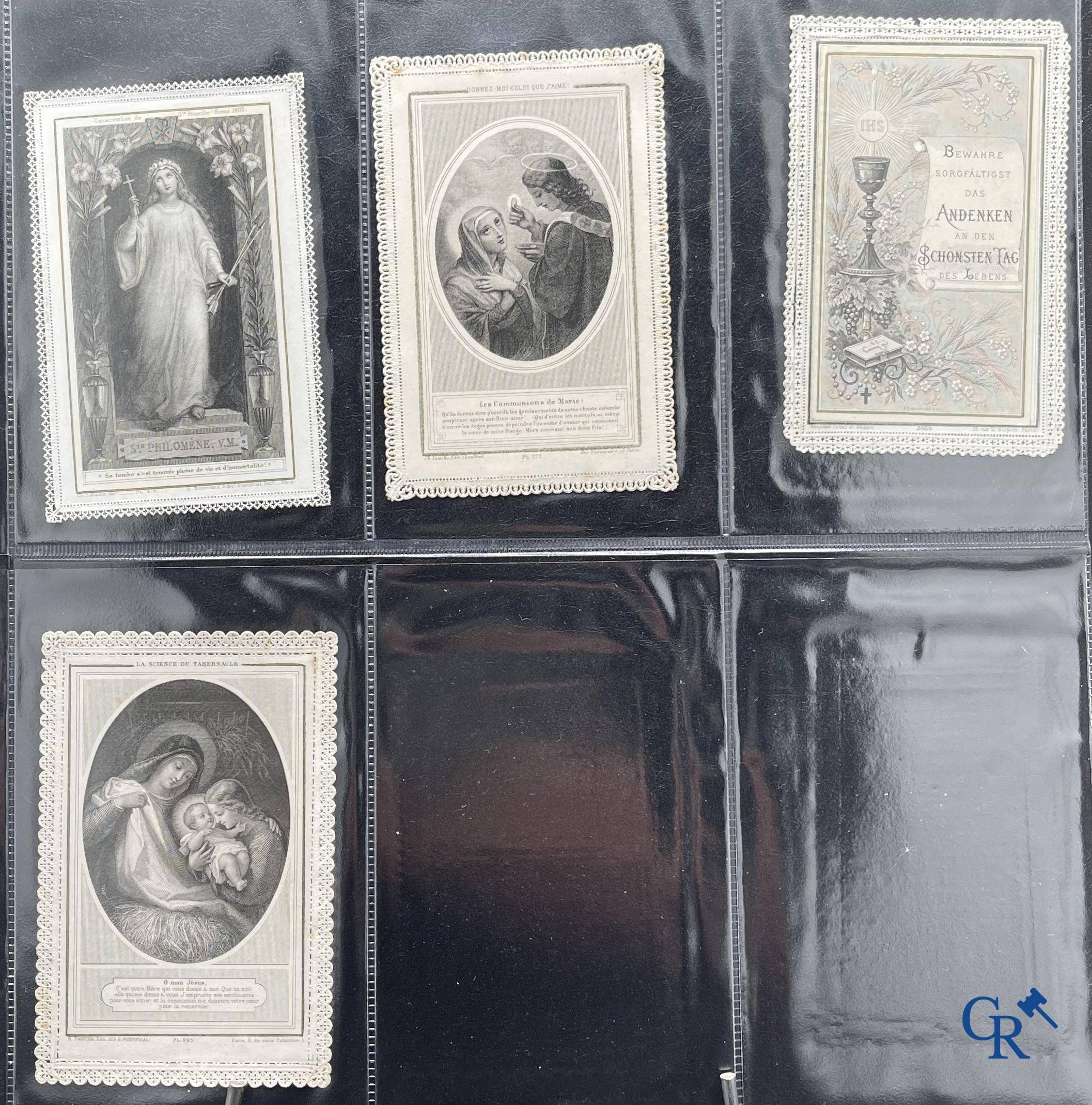 Religious objects: Important collection of pious images and devotion prints, Flanders, 17th-18th-19th centuries.