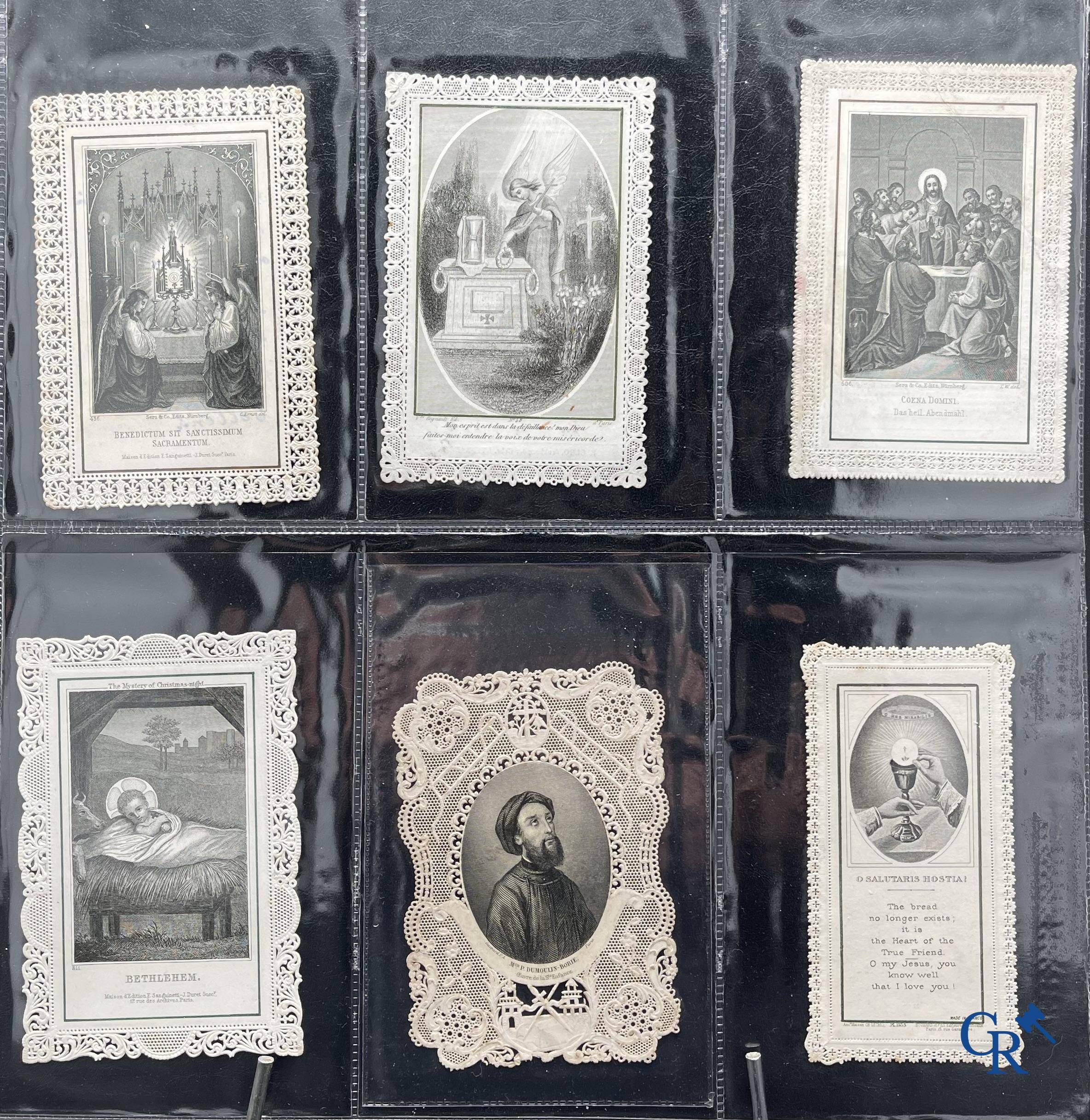 Religious objects: Important collection of pious images and devotion prints, Flanders, 17th-18th-19th centuries.