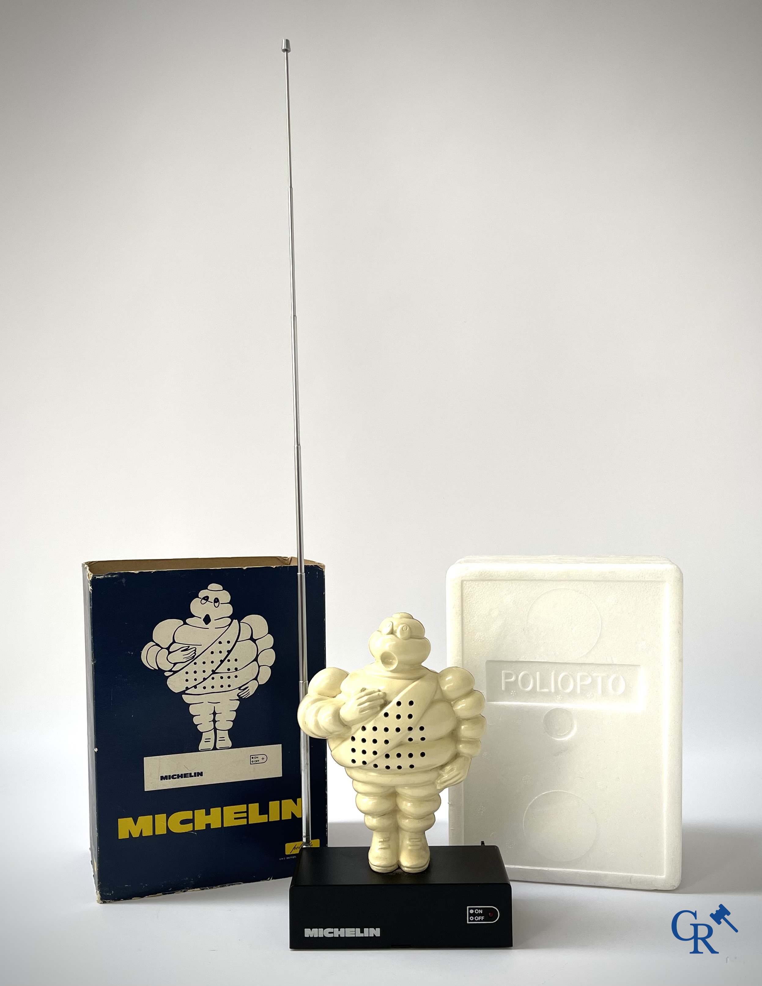 Michelin, a publicity transistor radio in original box for Michelin tyres.