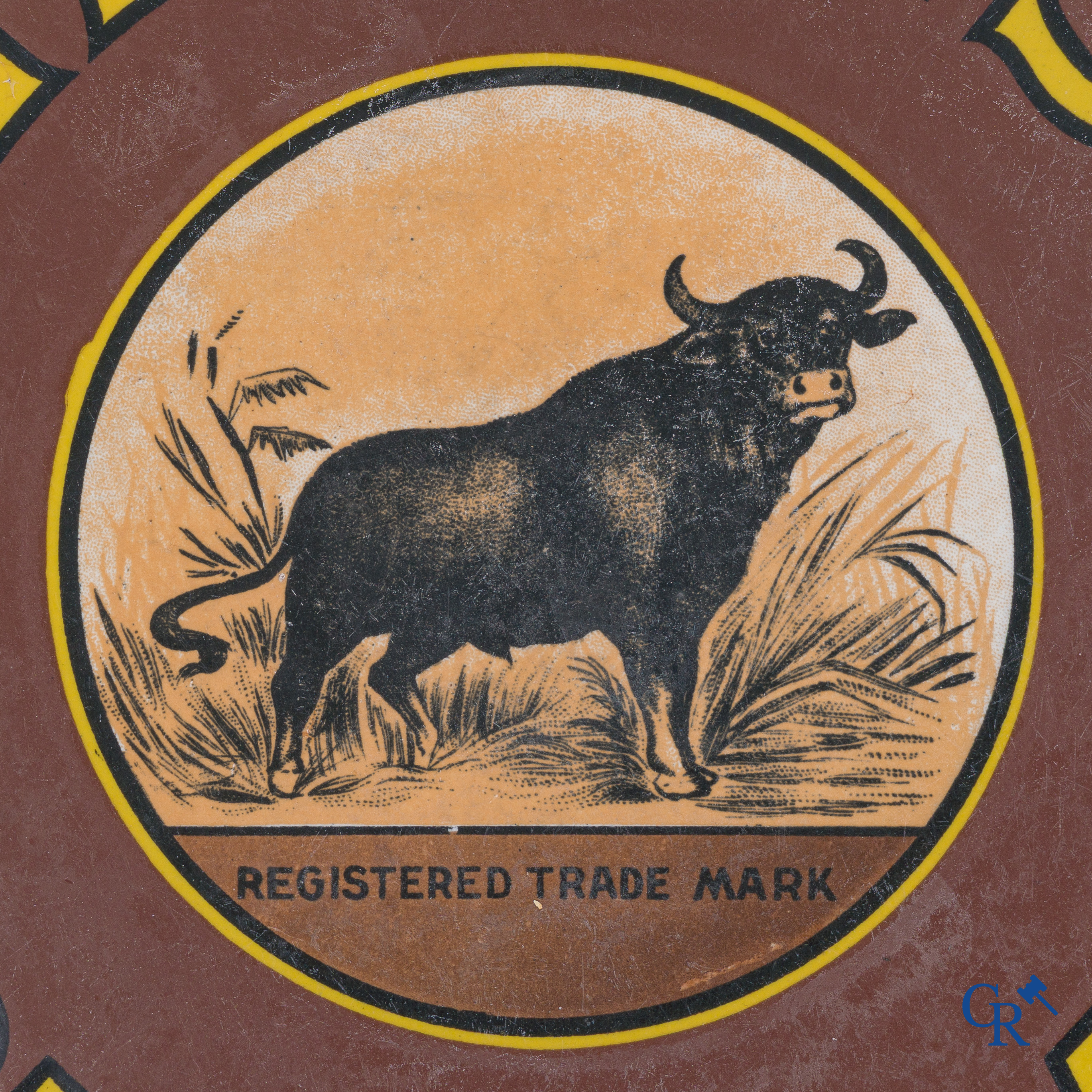 Facon's, enamel tray with publicity for Facon's Stout Pale Ale.