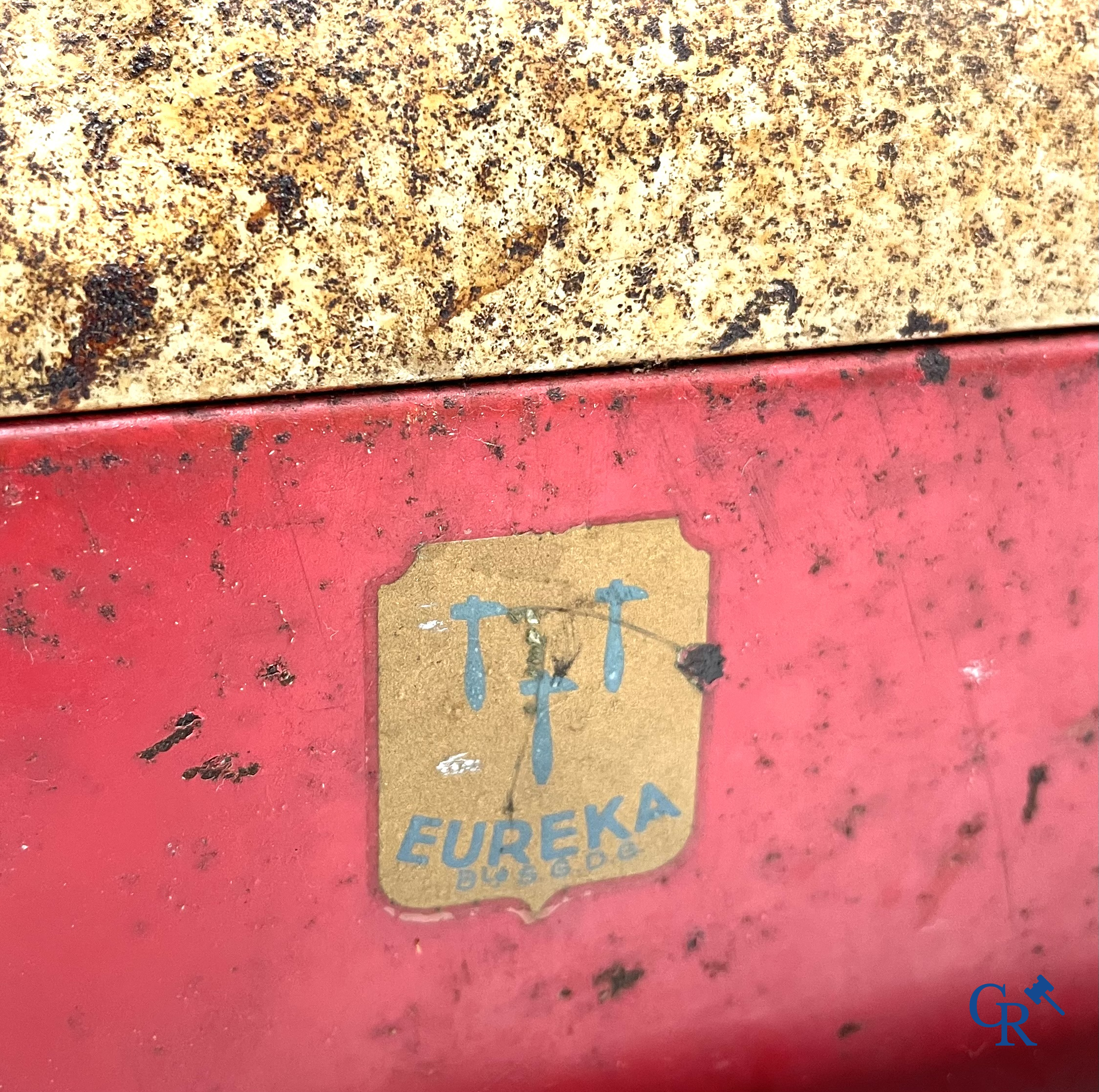 Pedal car, Euréka. Peugeot 404, in original colour. 1960's.