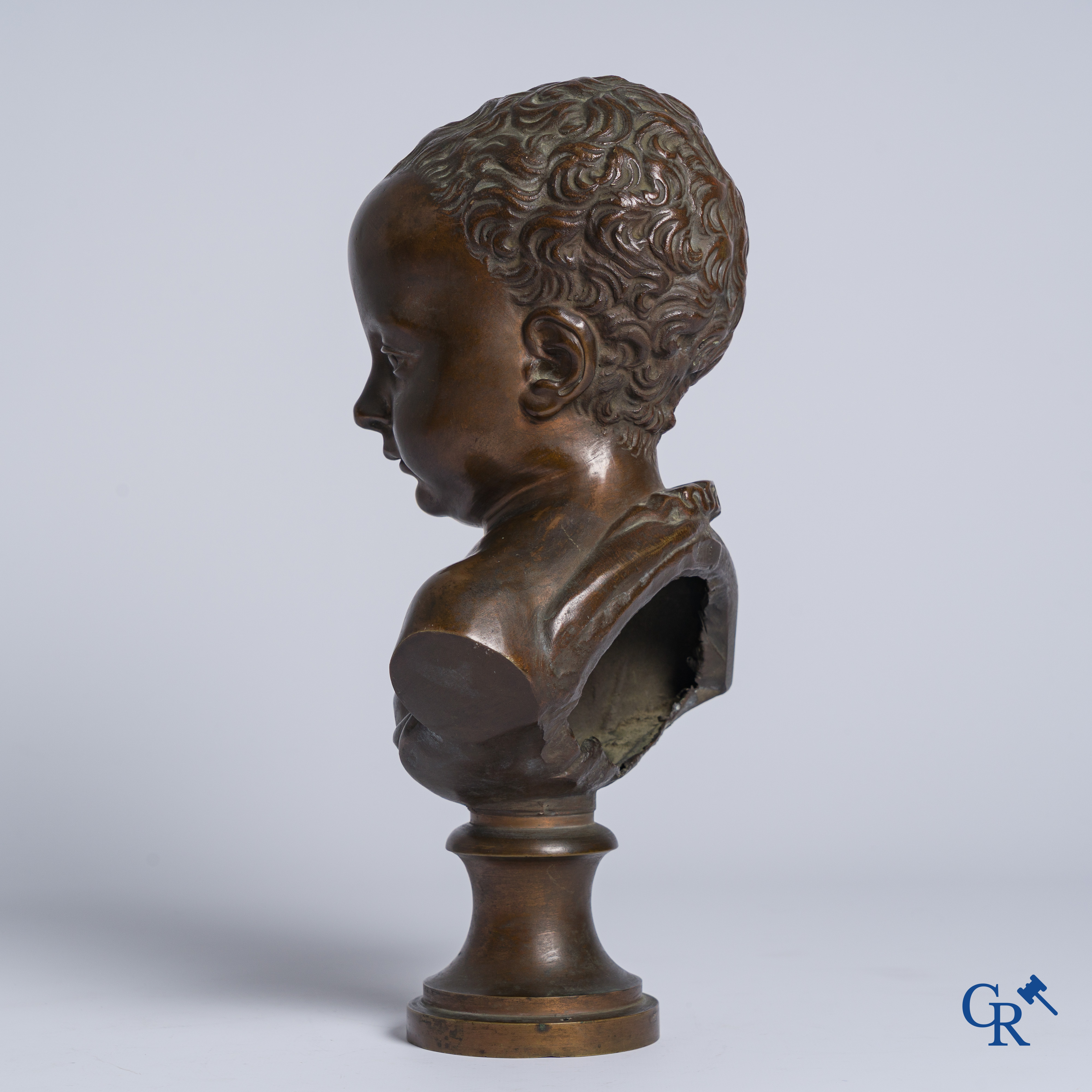 Germain Pilon (after) Bonze bust. Demée Fondeur. 19th century.