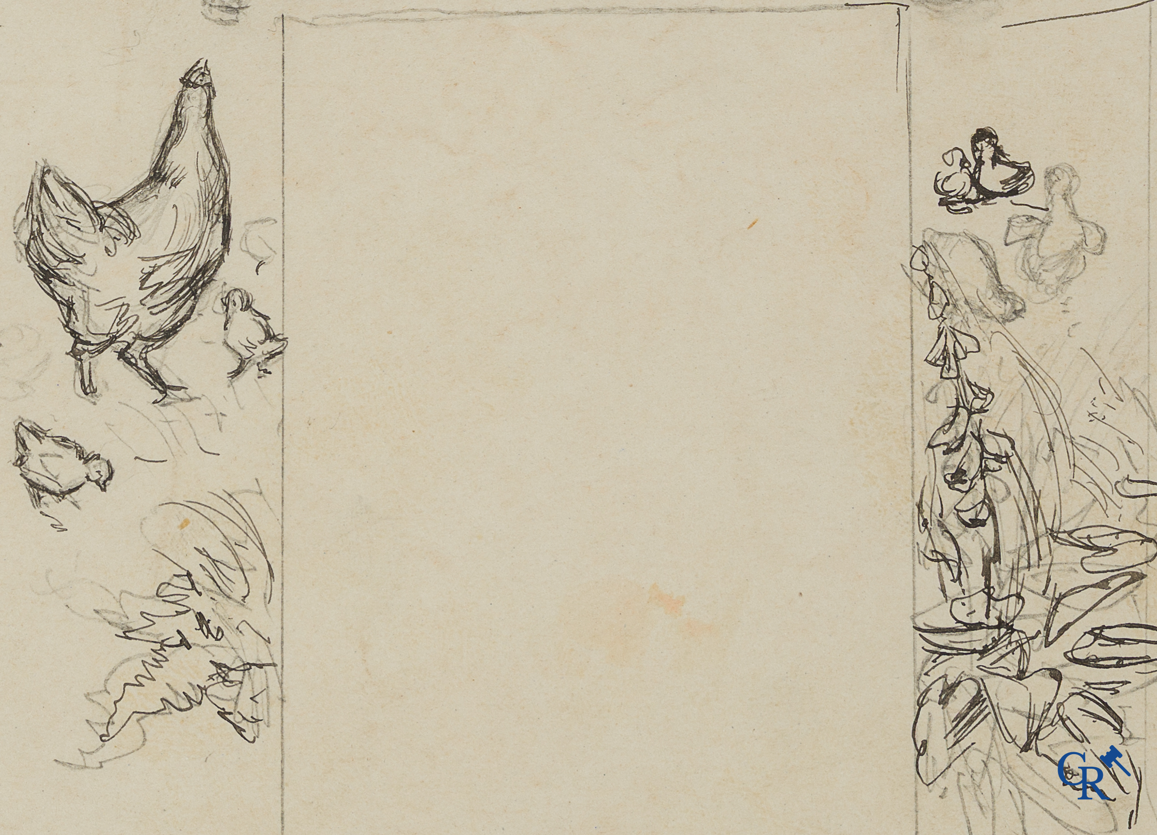 Firmin Bouisset (1859-1925) Original proposal for a publicity calendar for Maggi's products.