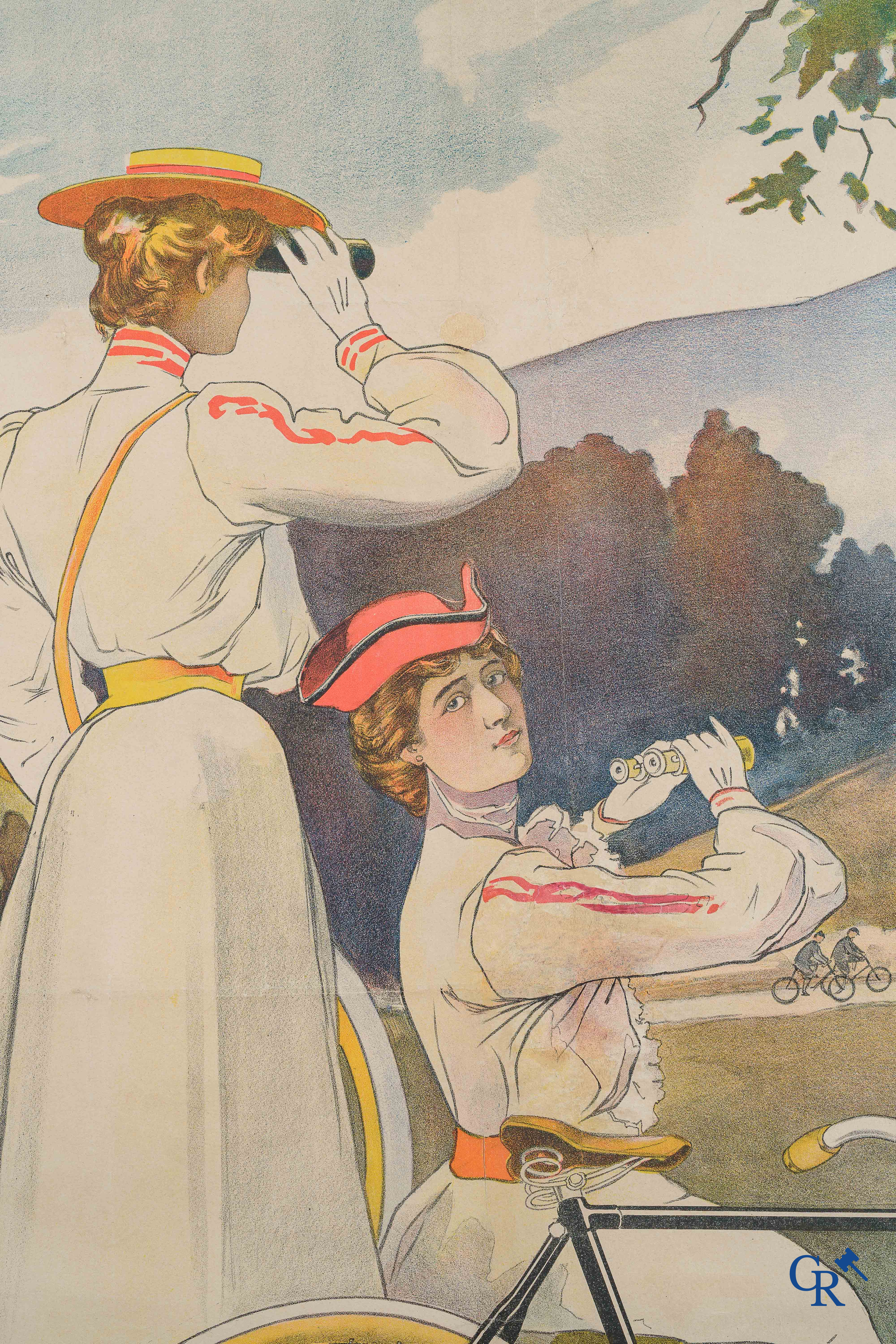 Cycles Brilliant. Publicity poster for the bicycles Brilliant. Design by Maurice Marodon. Belle Epoque, circa 1900.