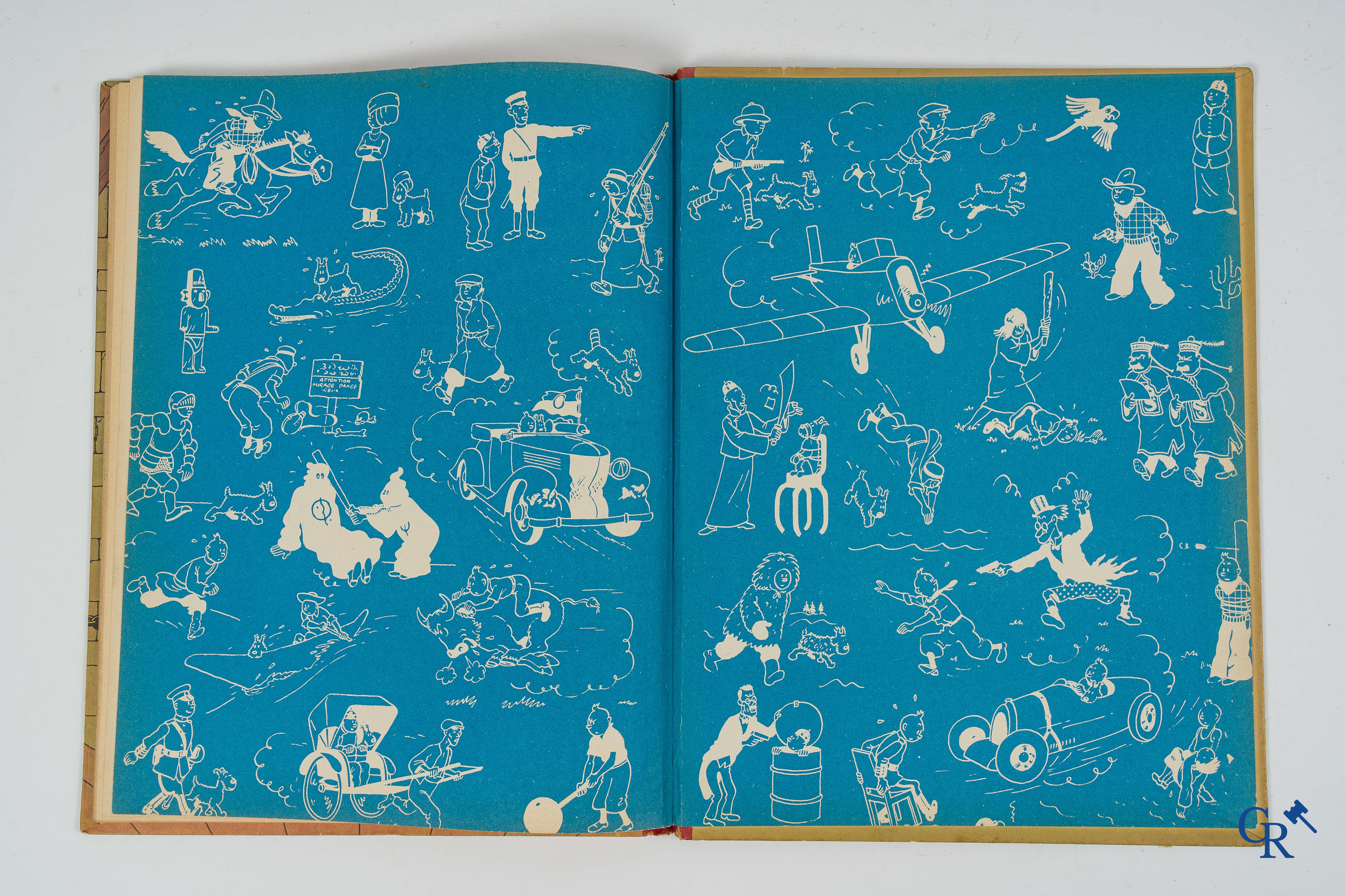 Hergé. Kuifje. Les aventures de Tintin. Le Sceptre d 'Ottokar. Comic strip. Casterman 1947. Imprimé en Belgique.