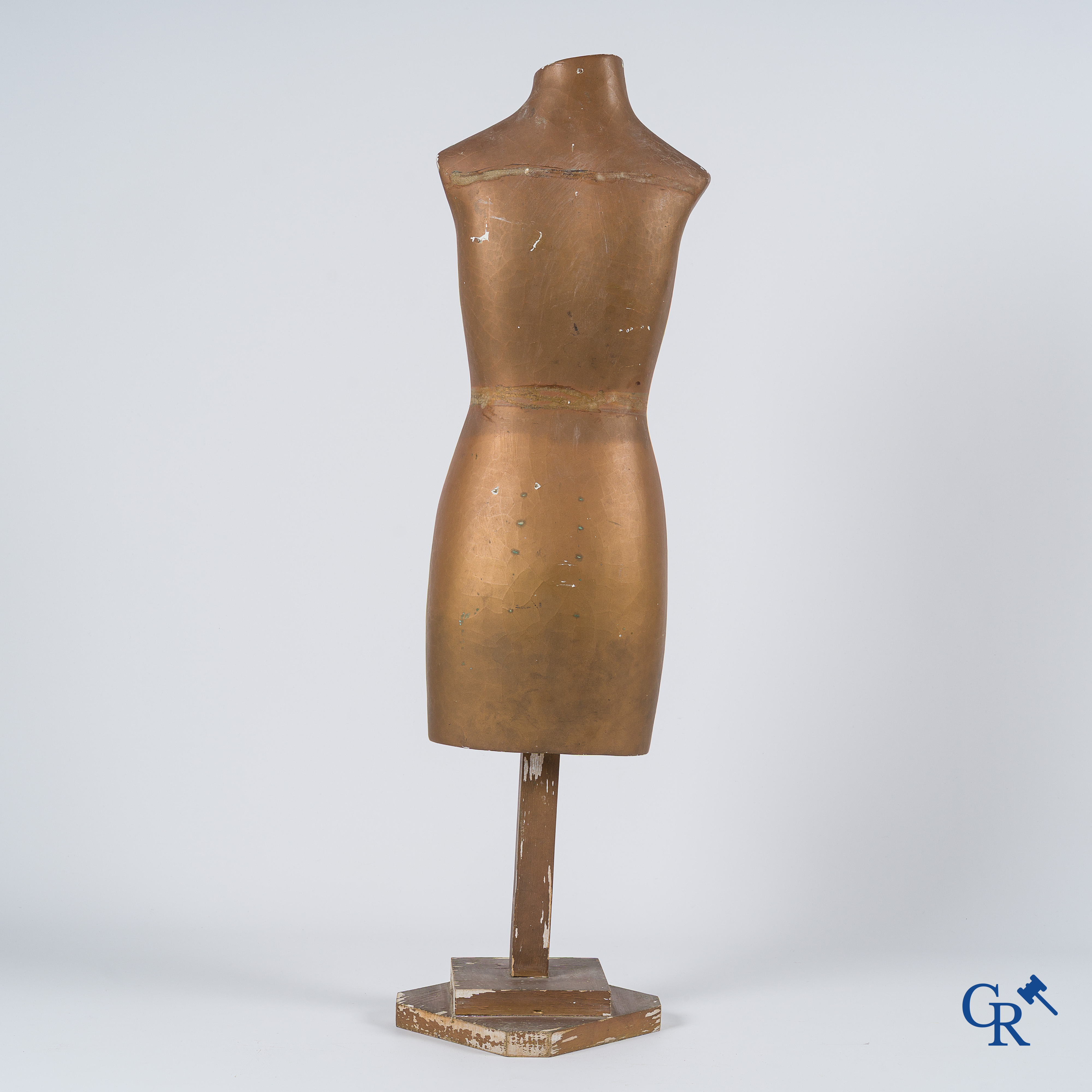 Corset Idéal A.B. Publicity bust for lingerie from the French brand Auguste Bain. 1930's.