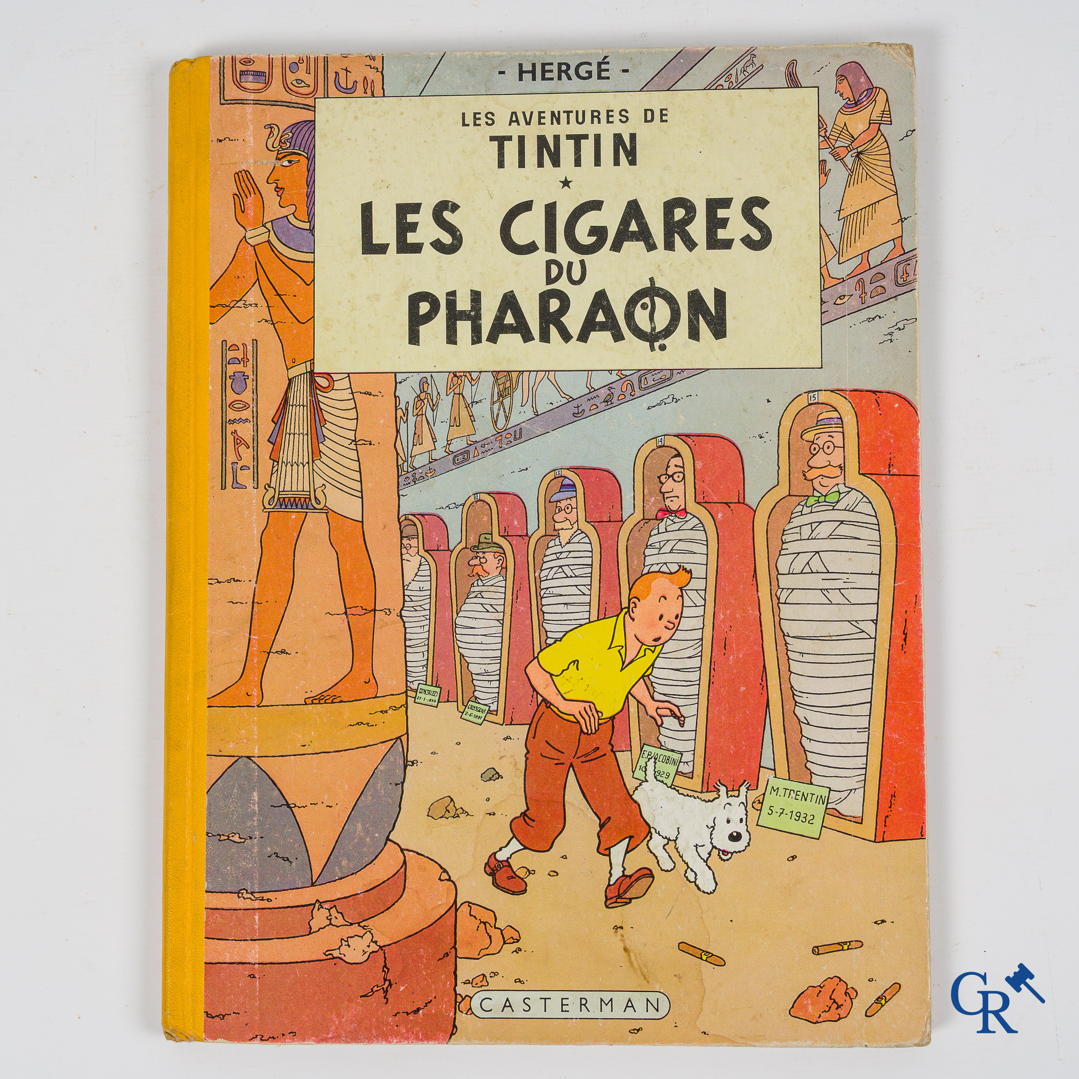 Hergé. Kuifje. Les aventures de Tintin. Les Cigares du Pharaon. Les éditions Casterman-Tournai. 1955.