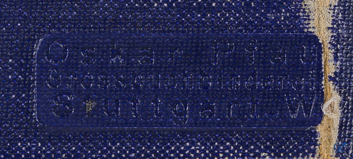 Mercedes-Benz Photodienst. Daimler-Benz A.G. Map with photo collection from 1937. Visual Department, Stuttgart.